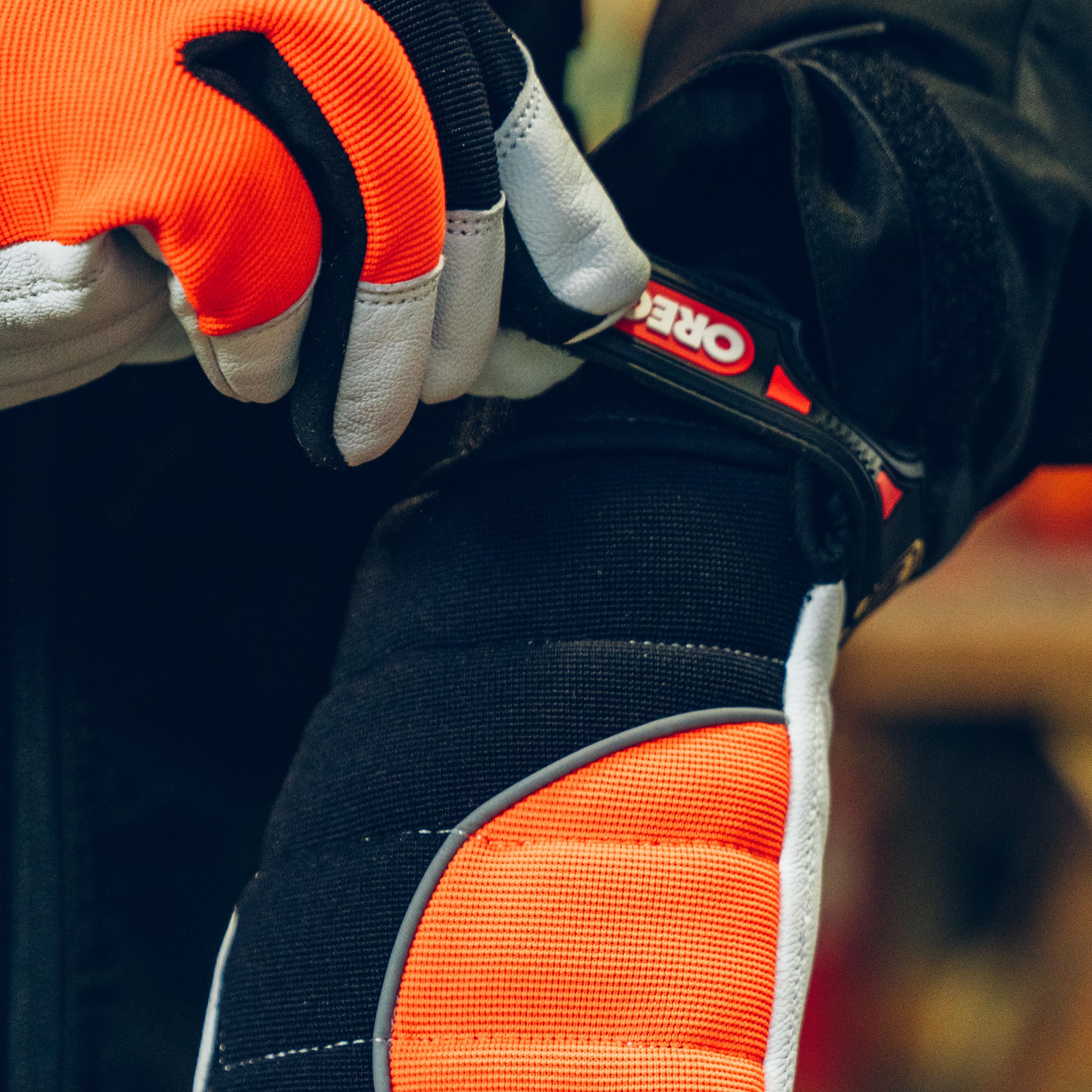 Oregon Protect Pro gants tronçonneuse cuir orange/noir taille XL