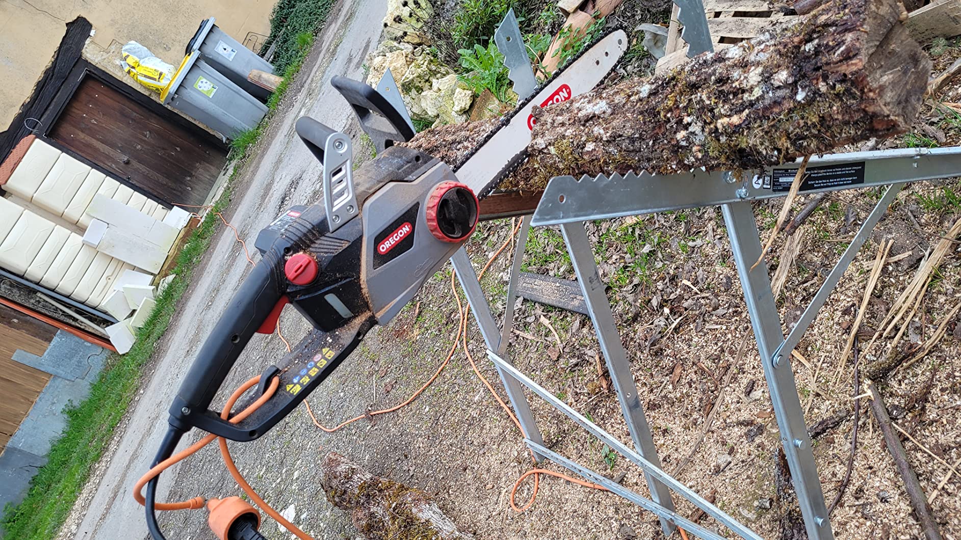 Oregon CS1400 tronçonneuse électrique 2400W guide 40 cm