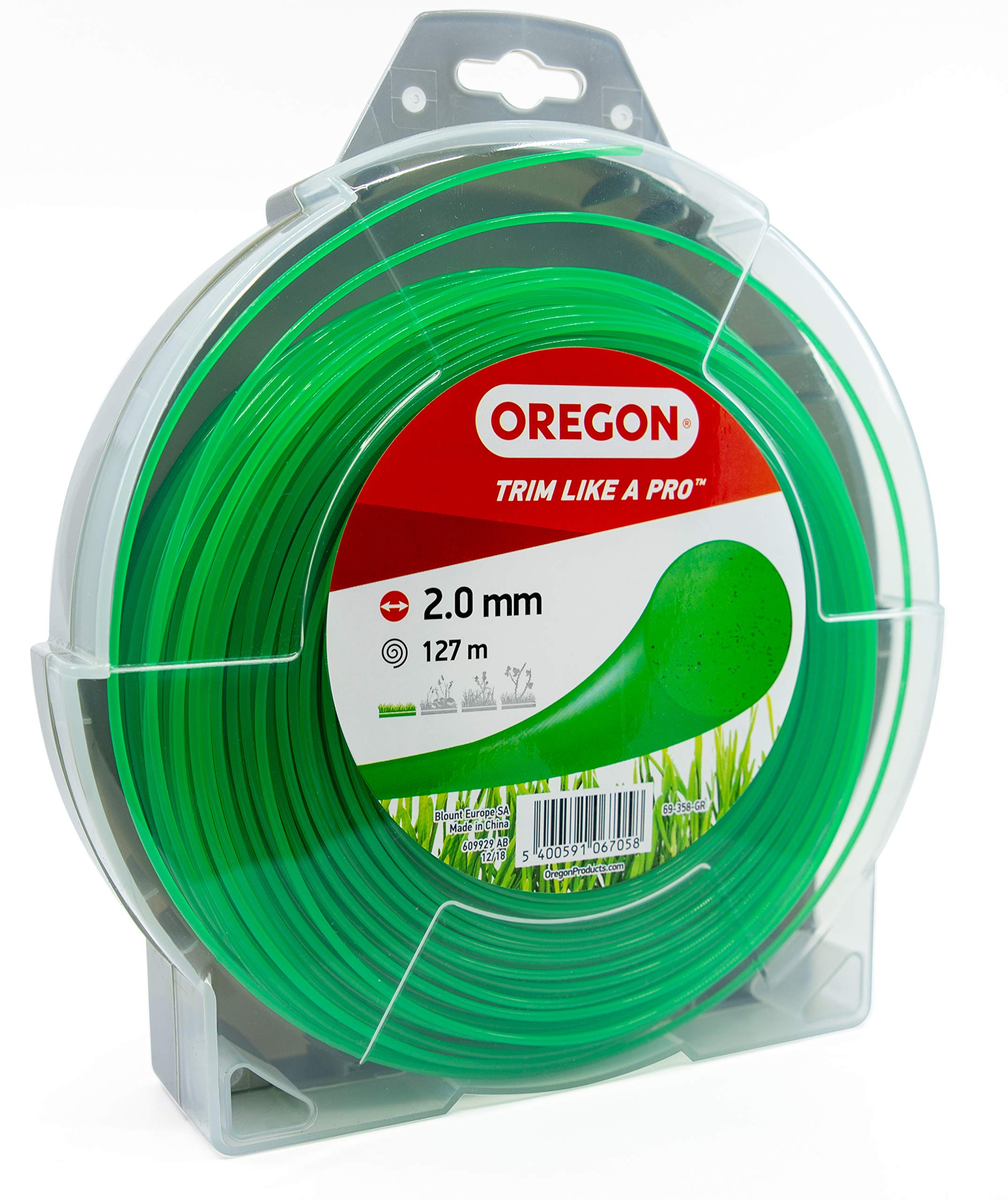 Oregon Fil débroussailleuse rond 2 mm x 127 m vert coupe-herbe