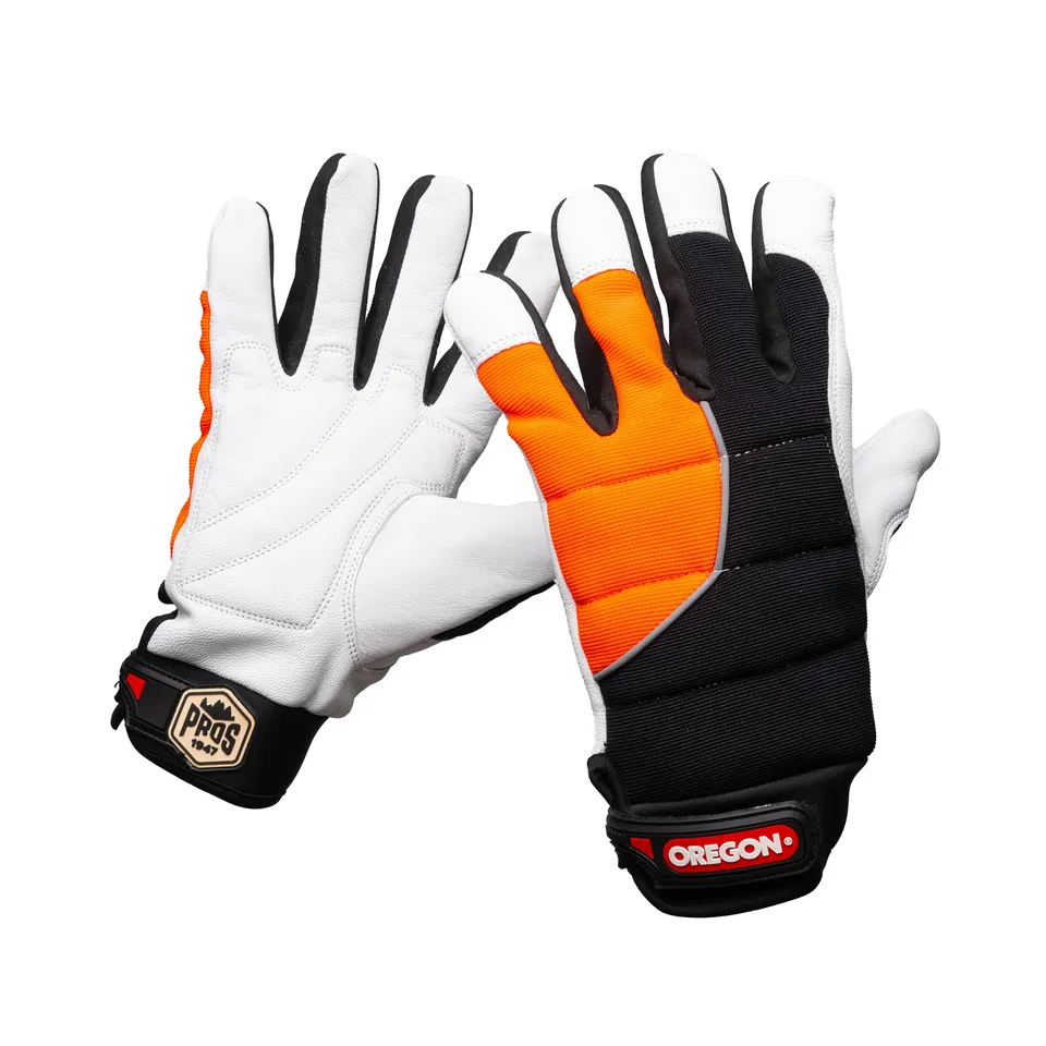 Oregon Protect Pro gants tronçonneuse cuir orange/noir taille XL