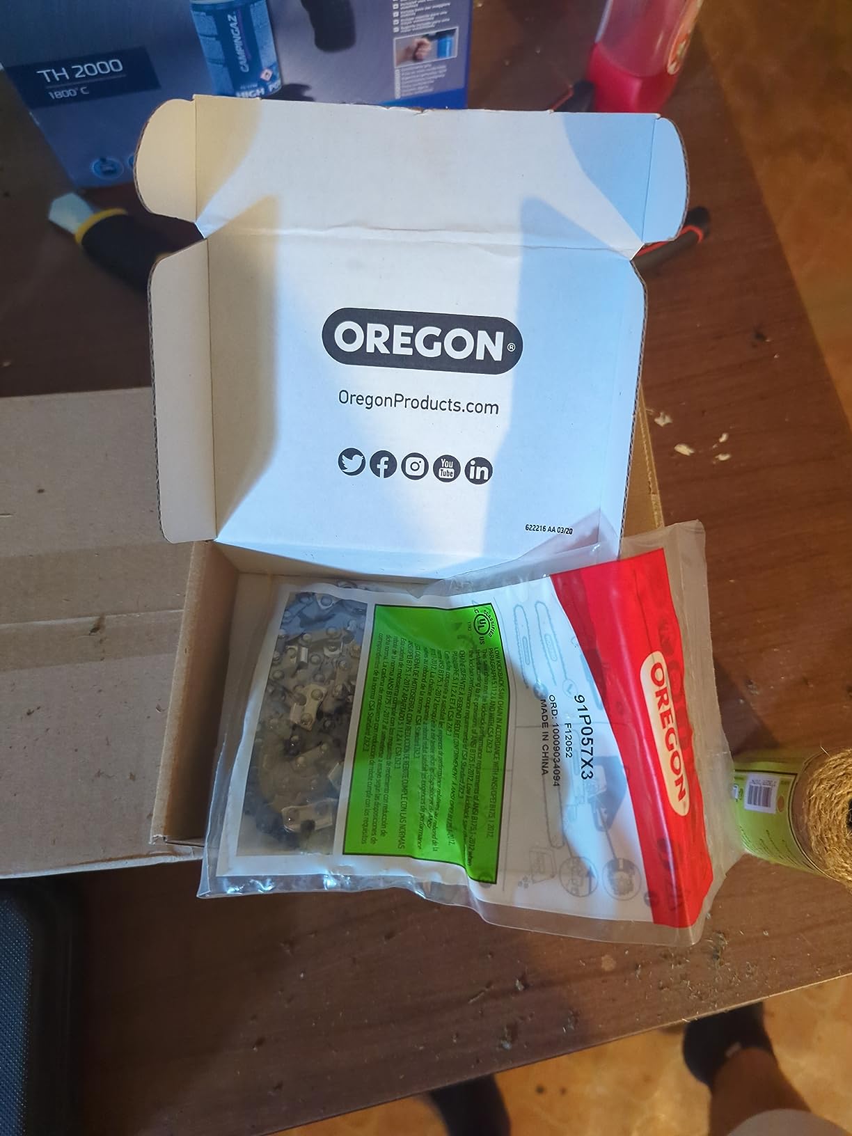 Oregon Chaîne Tronçonneuse 40cm 57 Maillons 3/8 LP