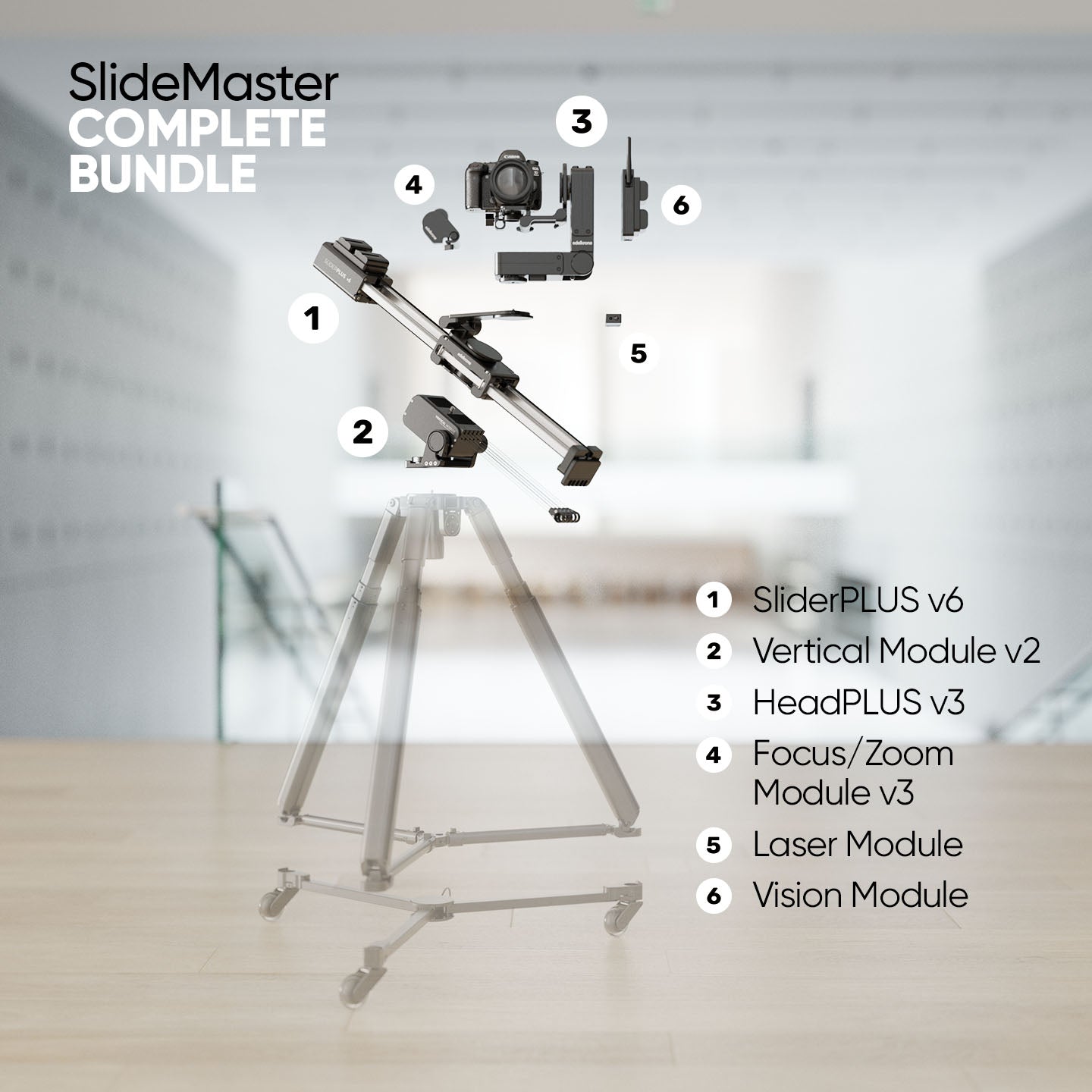 Edelkrone SlideMaster Essentials Kit slider motorisé