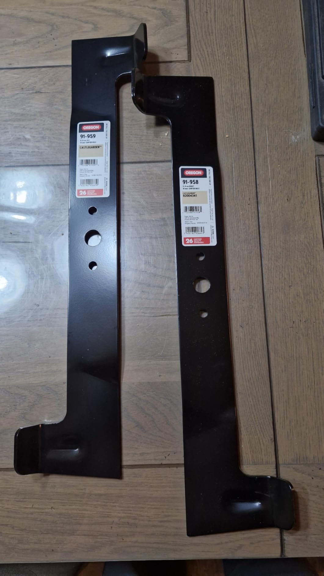 Oregon kit 2 lames tondeuse 52 cm haute levée