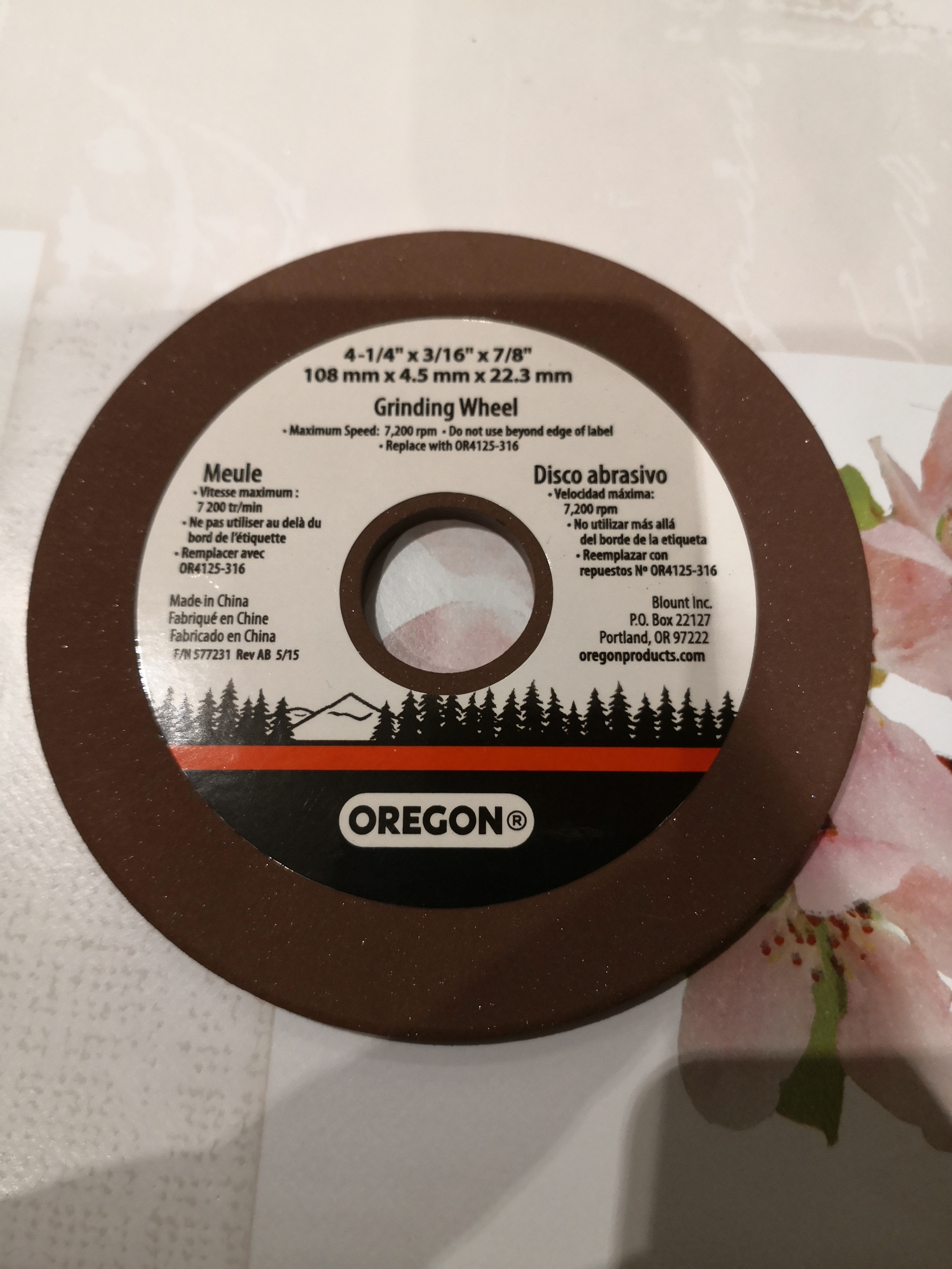 Oregon Mini Affûteuse Établi Chaîne Tronçonneuse Compacte
