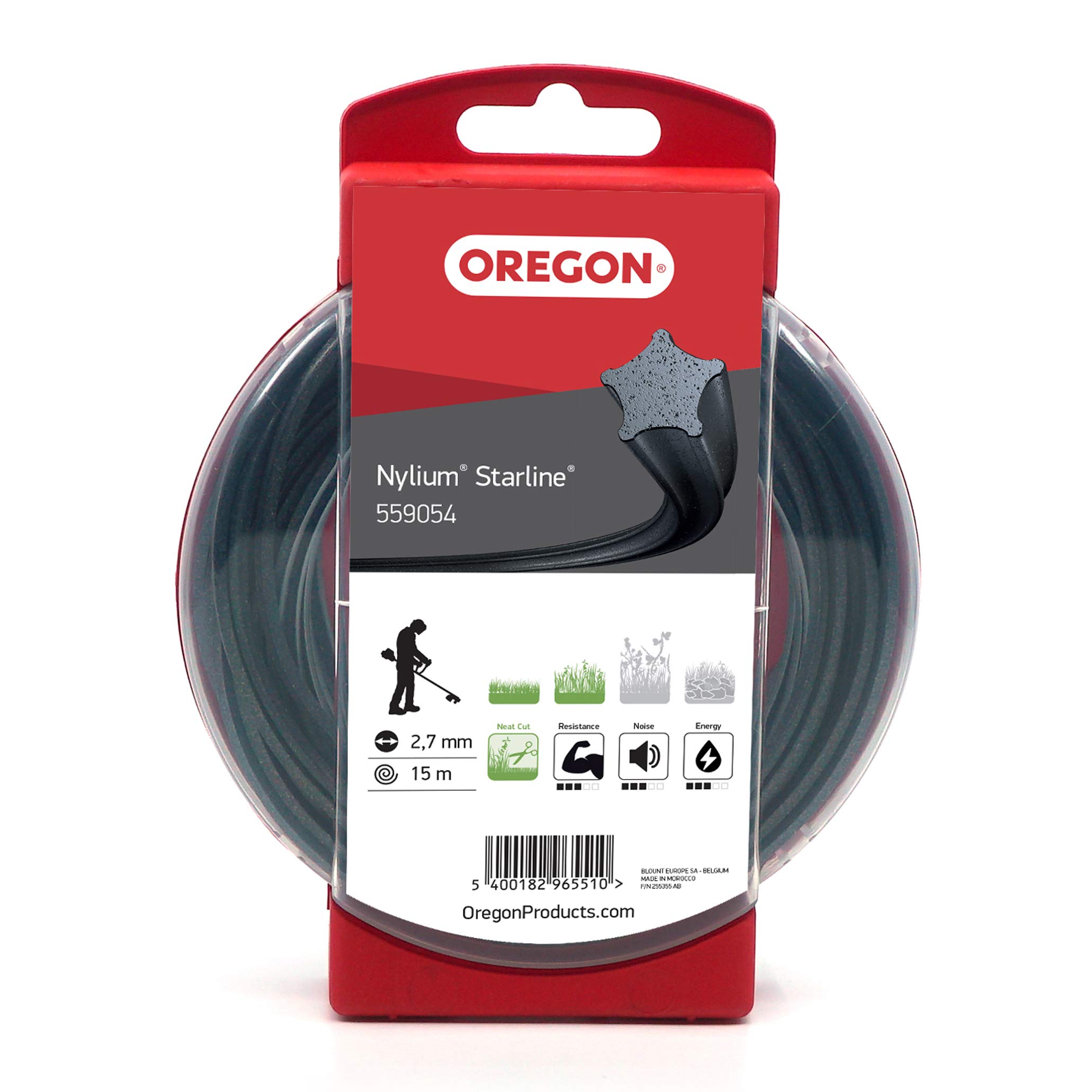 Oregon fil débroussailleuse étoile 2,4 mm x 15 m