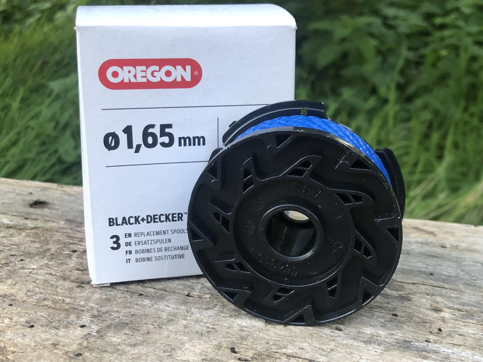 Oregon A6485-XJ bobine fil débroussailleuse 1,65 mm lot de 3