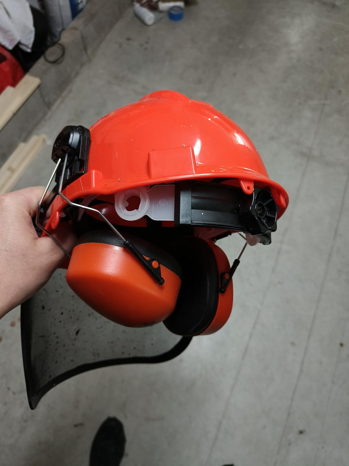 Oregon Yukon casque forestier tronçonneuse visière maille pré-assemblé