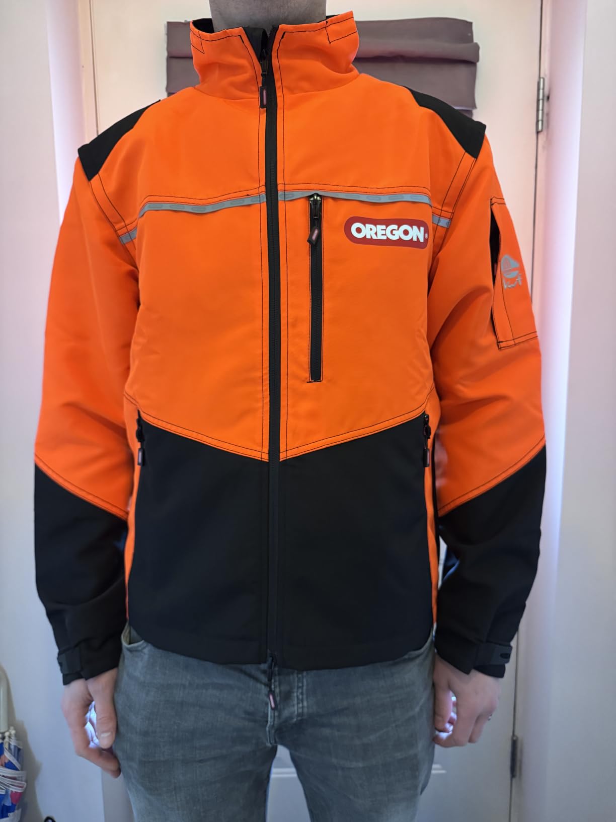 Oregon Protect PRO veste haute visibilité Orange et Noir protection