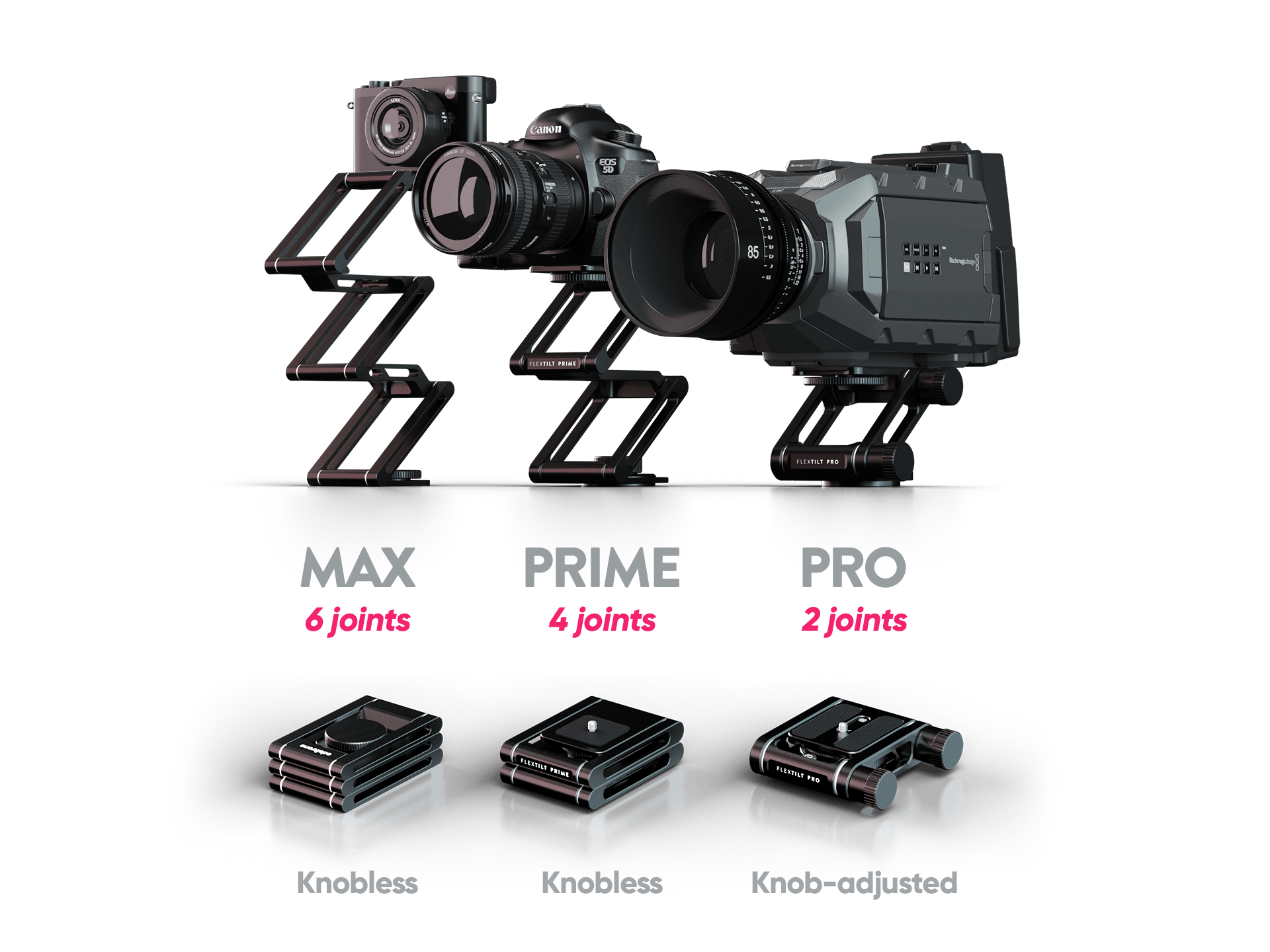 Edelkrone Heads FlexTILT PRO V2 tête trépied double articulation