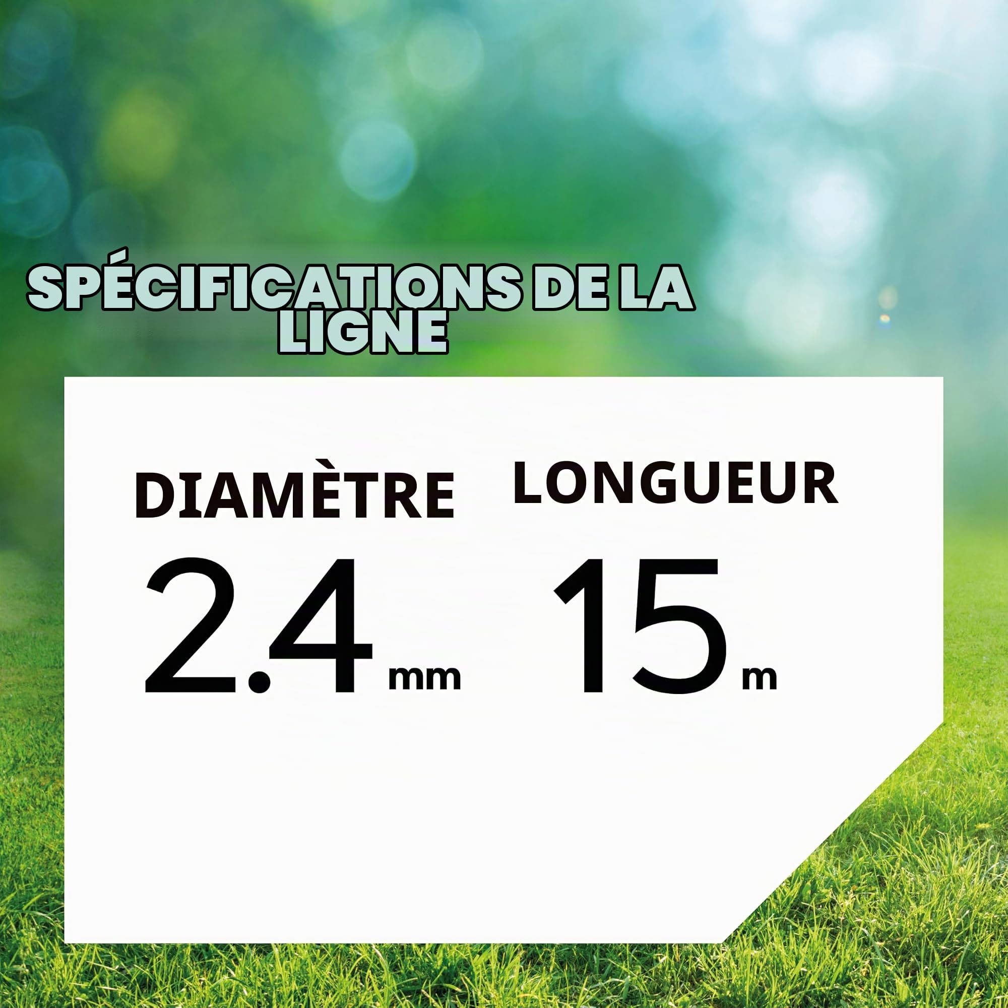 Oregon fil débroussailleuse étoile 2,4 mm x 15 m