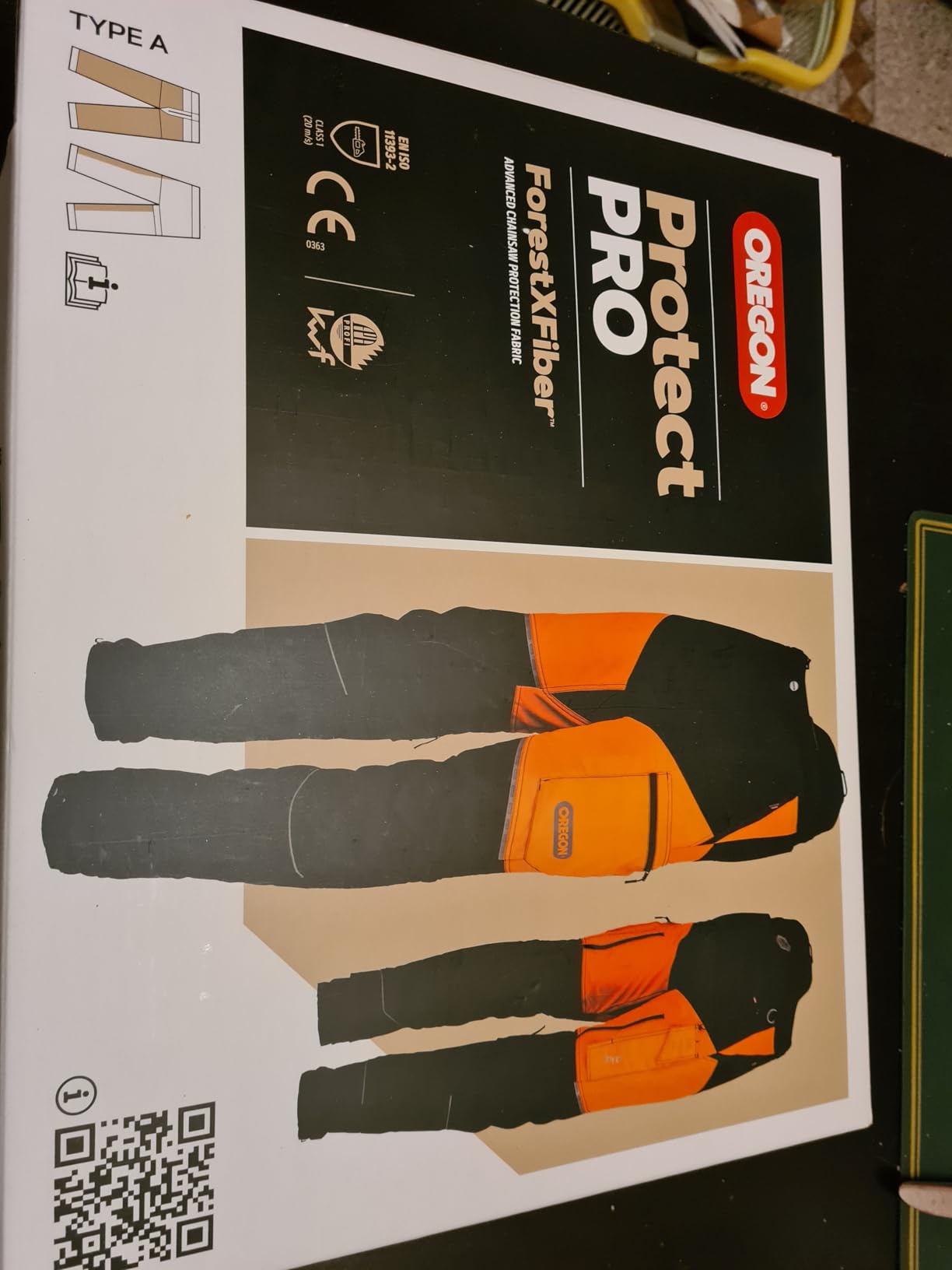 Oregon Protect Pro pantalon tronçonneuse orange/noir taille XL