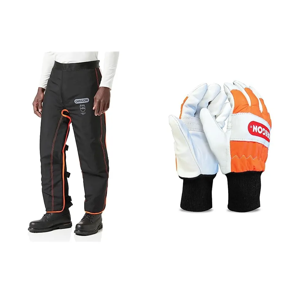 Oregon Pantalon protection tronçonneuse Type A + gants