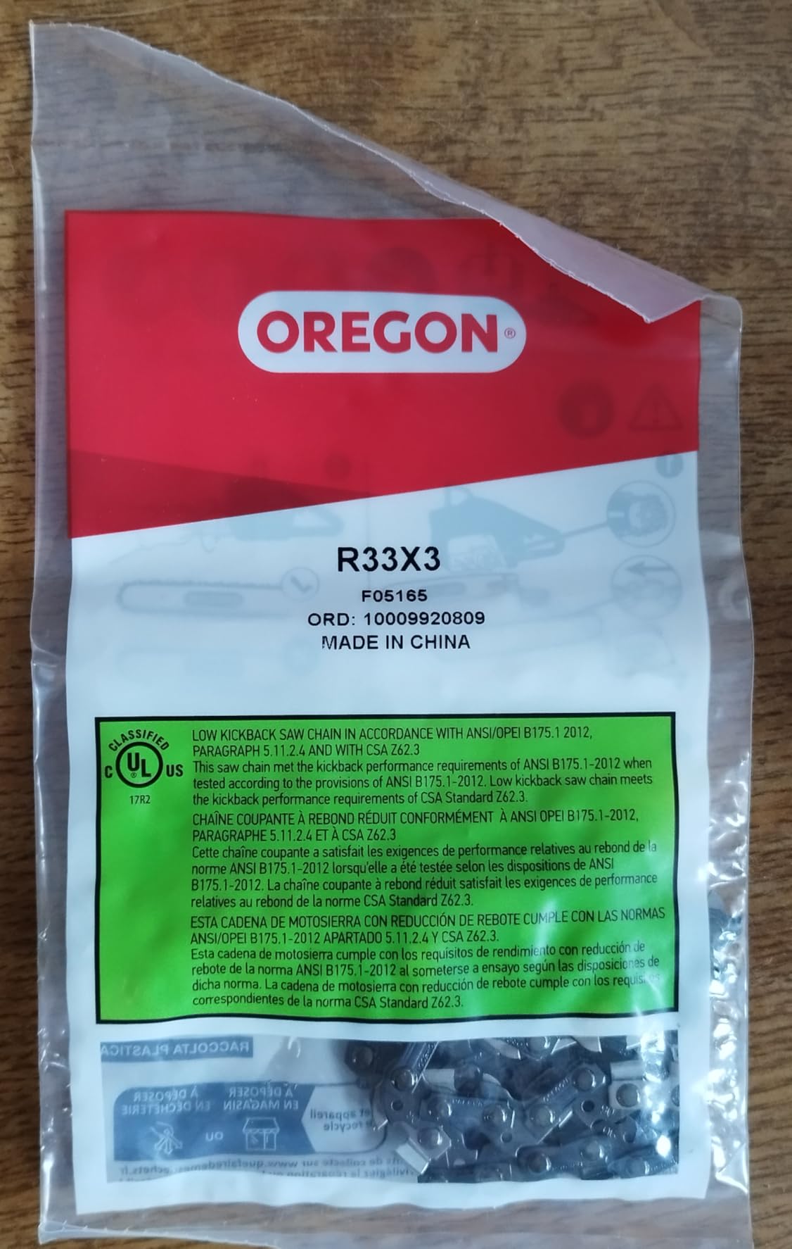 Oregon 90PX033G chaine tronconneuse 20cm 33 maillons 1-pack