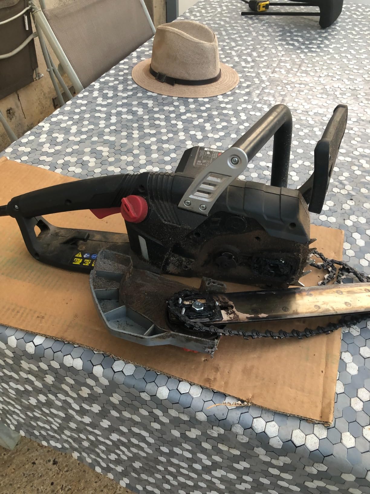 Oregon CS1400 tronçonneuse électrique 2400W guide 40 cm