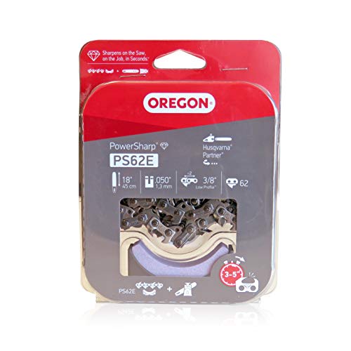 Oregon PowerSharp Chaîne Tronçonneuse 62 Maillons Affûtage Auto