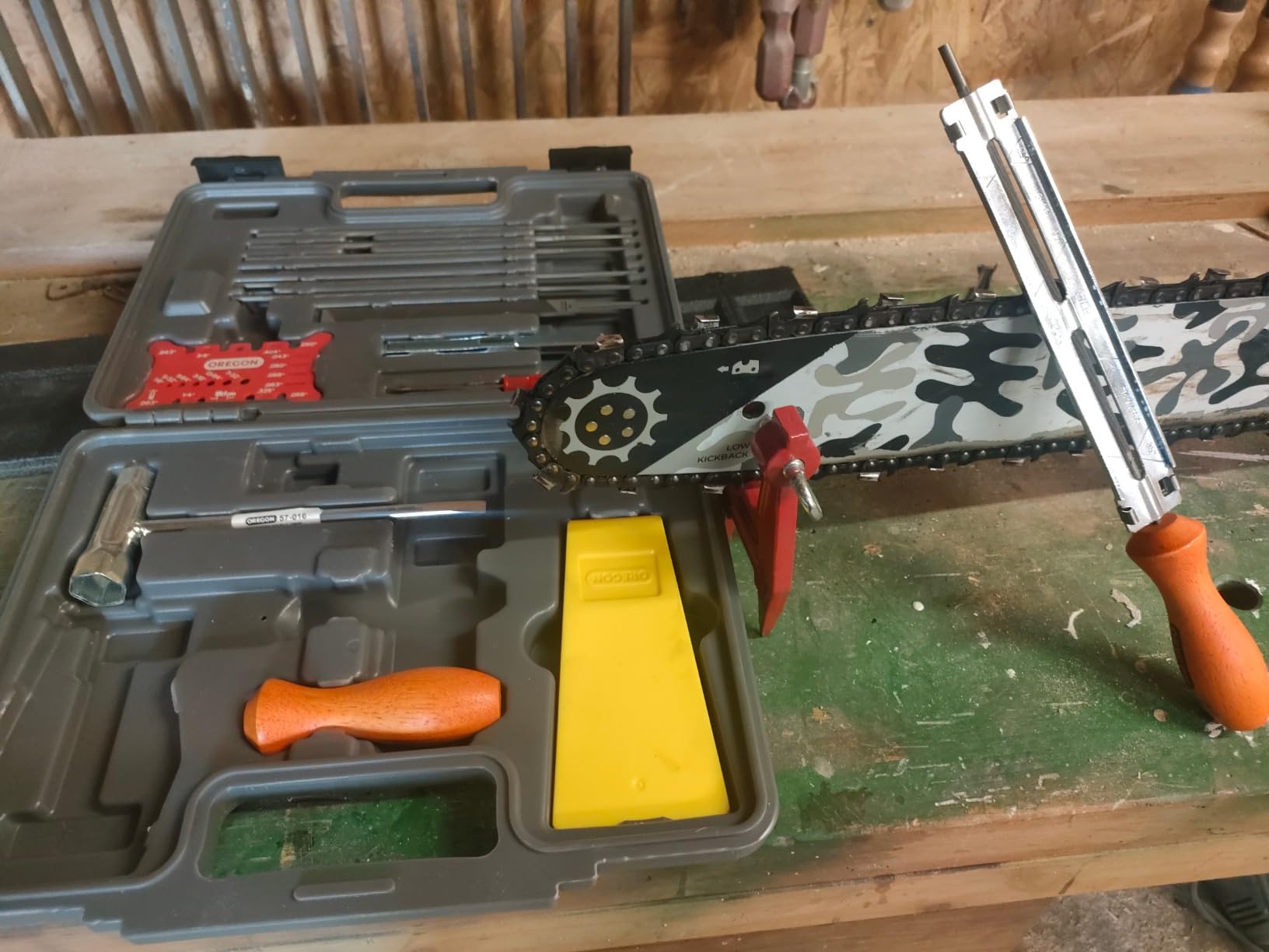 Oregon kit entretien chaine tronconneuse valisette affutage