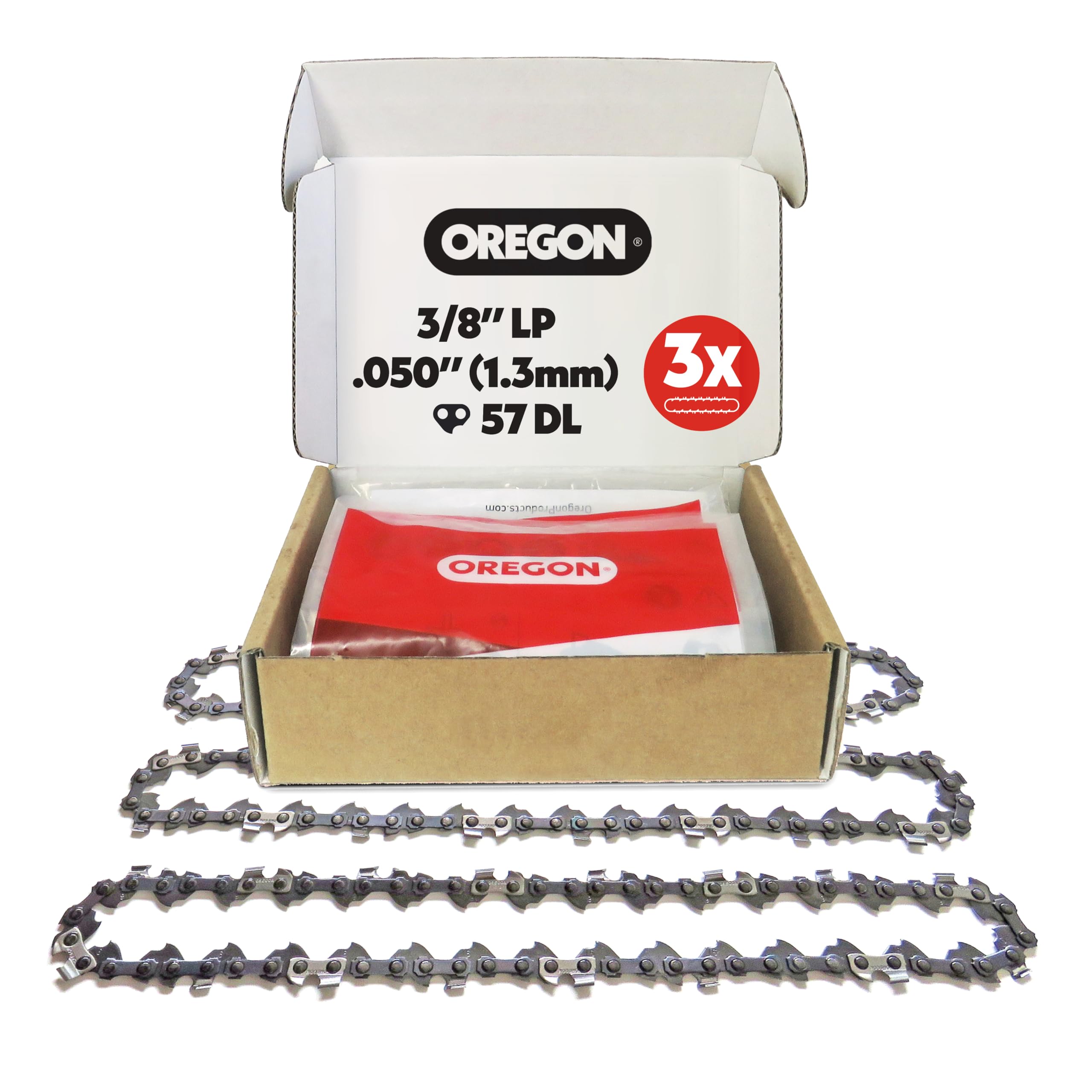 Oregon Chaîne Tronçonneuse 40cm 57 Maillons 3/8 LP