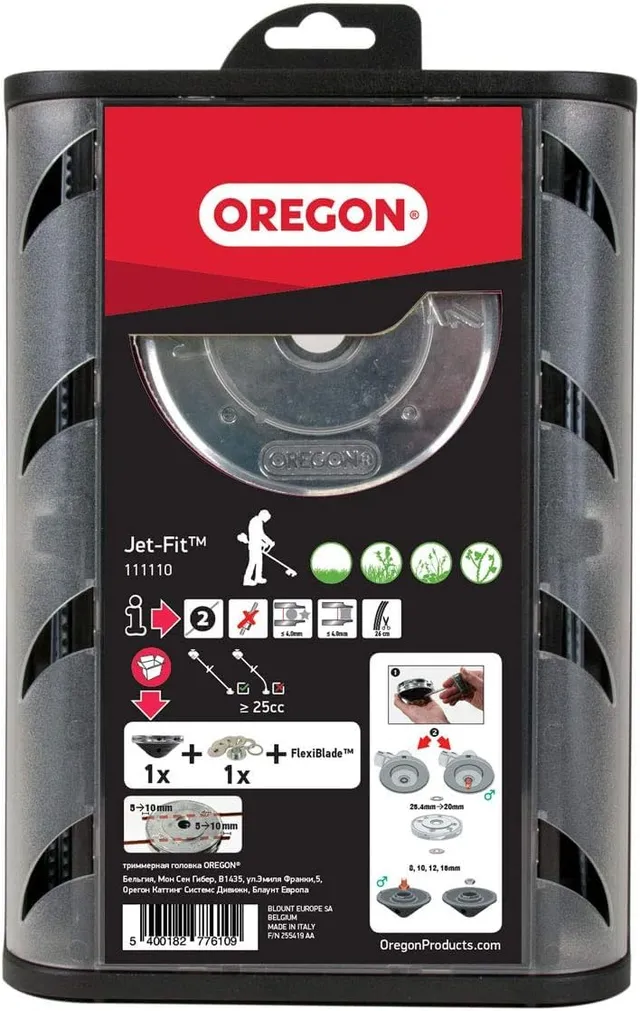 Oregon Jet Fit tête coupe 2 fils débroussailleuse universelle