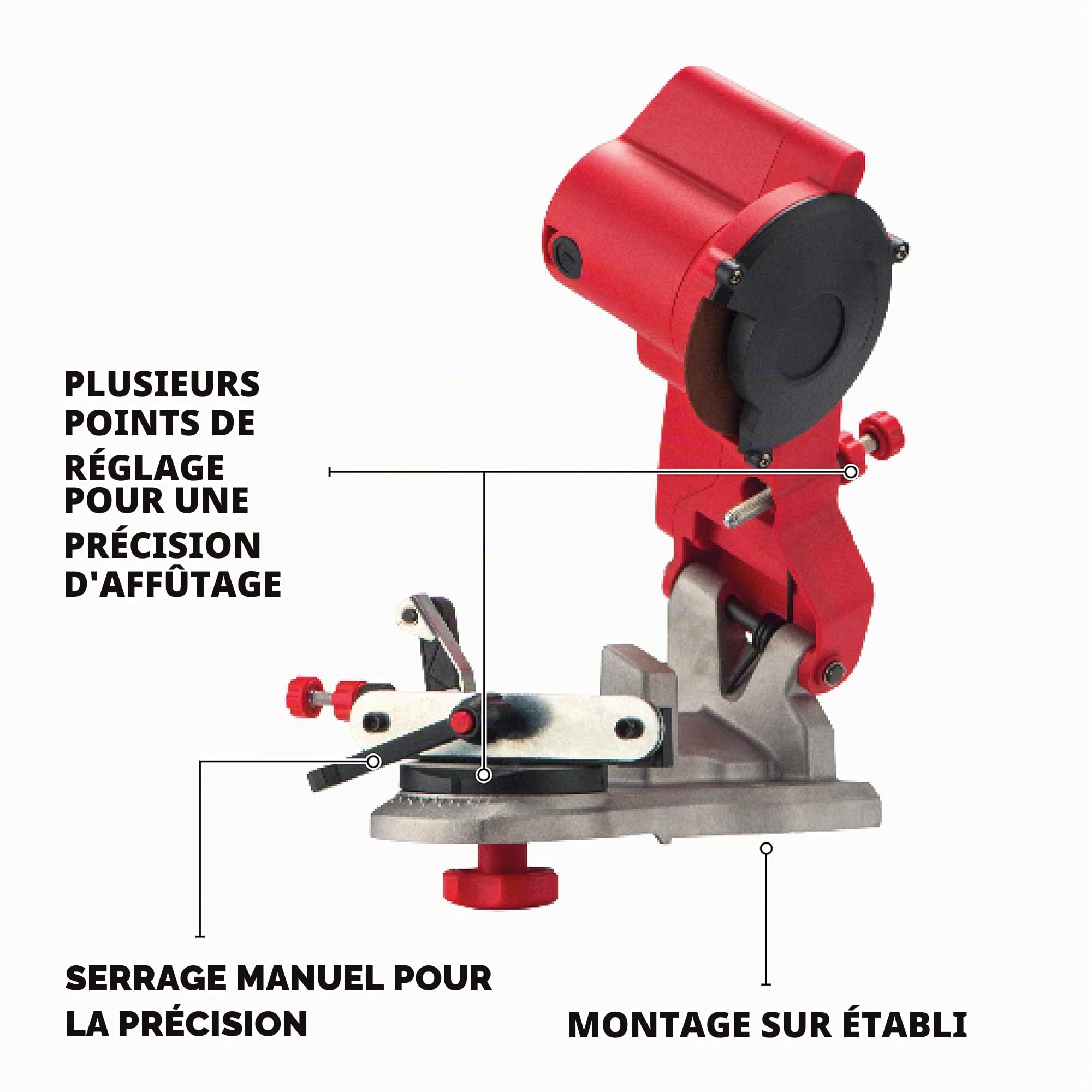 Oregon Mini Affûteuse Établi Chaîne Tronçonneuse Compacte