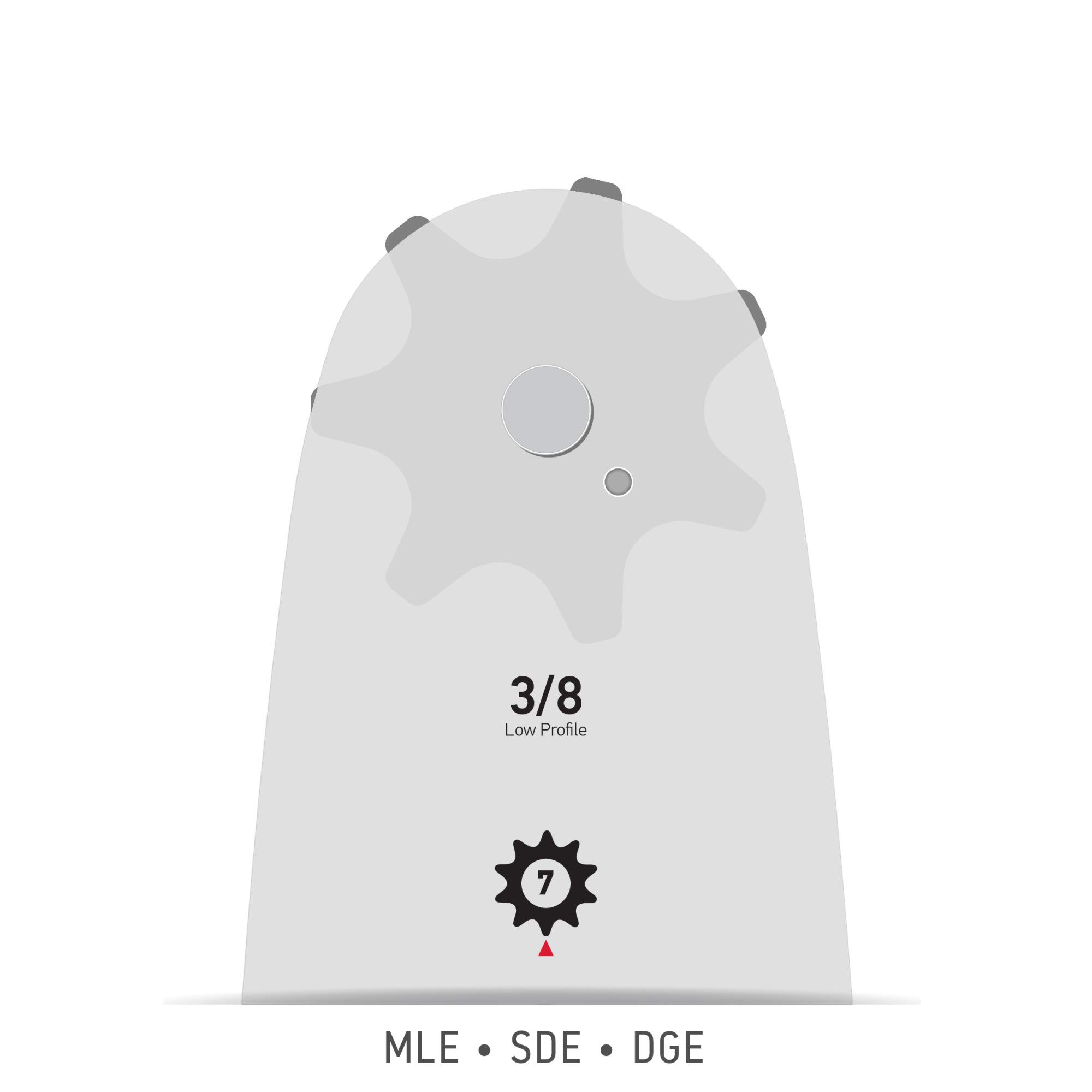 Oregon guide-chaîne 40 cm 3/8" LP A041 faible rebond