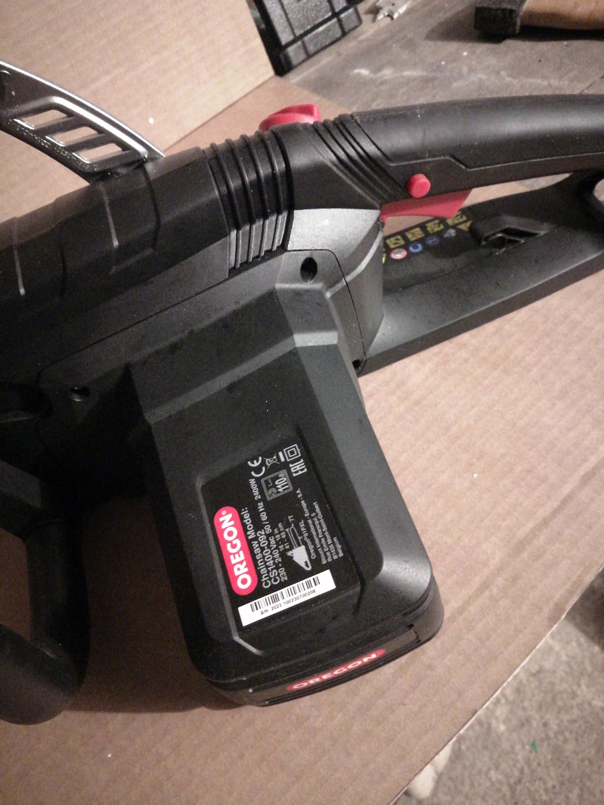 Oregon CS1400 tronçonneuse électrique 2400W guide 40 cm