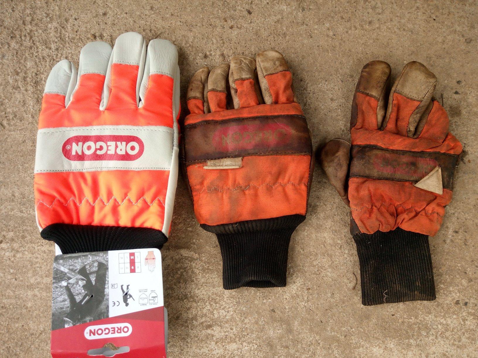 Oregon Yukon Gants cuir tronçonneuse taille M