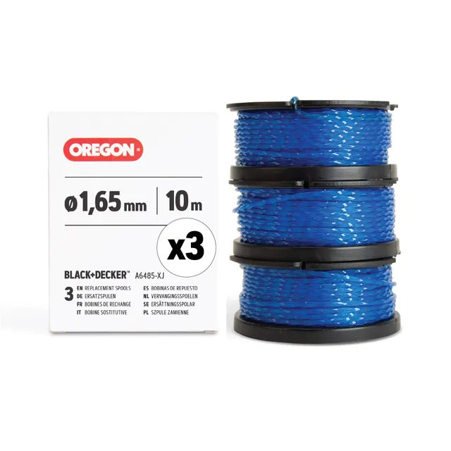 Oregon A6485-XJ bobine fil débroussailleuse 1,65 mm lot de 3