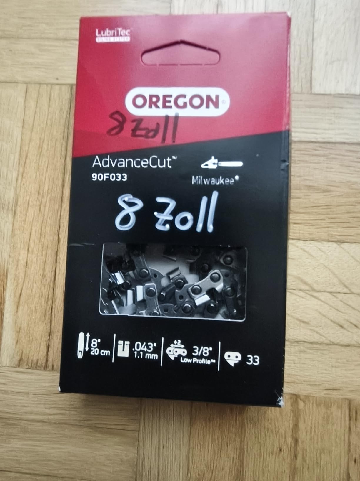 Oregon Chaîne tronçonneuse 20 cm 33 maillons 3/8" LP