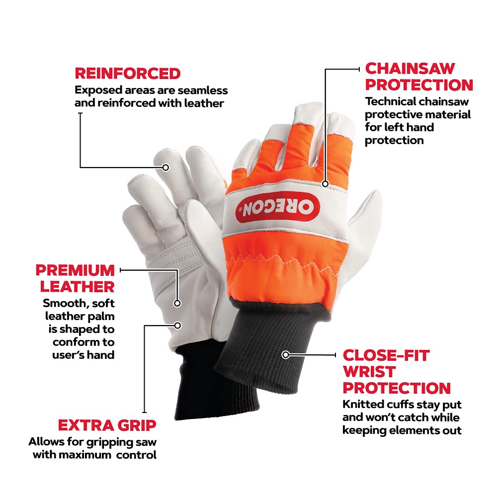 Oregon Pantalon protection tronçonneuse Type A + gants