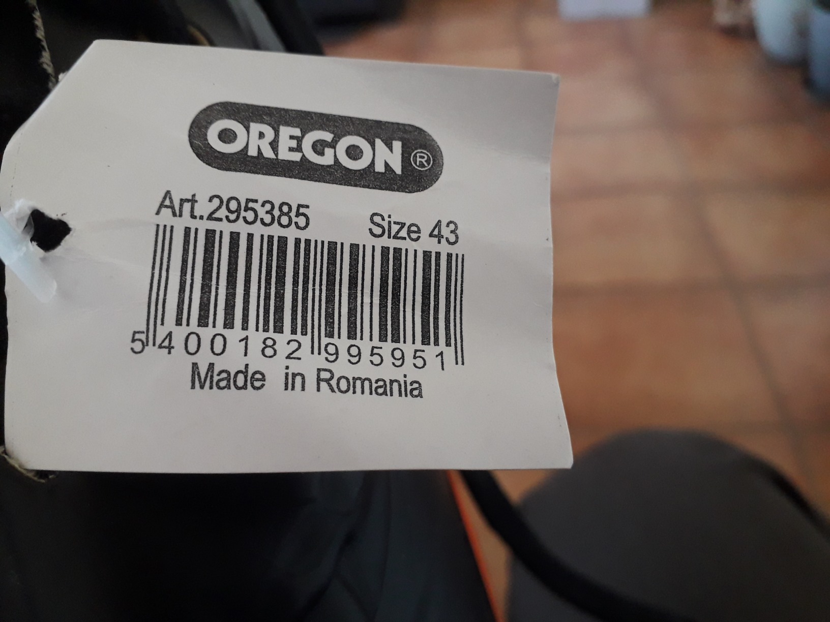 Oregon Yukon Bottes Caoutchouc Tronçonneuse 42 Orange