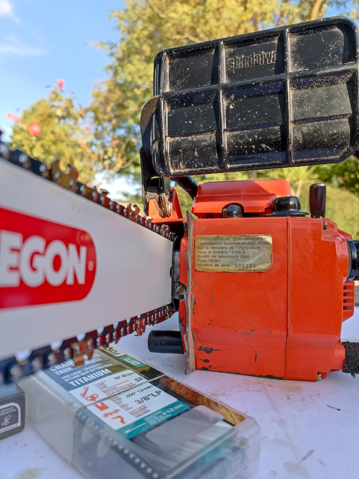 Oregon guide-chaîne 40 cm 3/8" LP A041 faible rebond