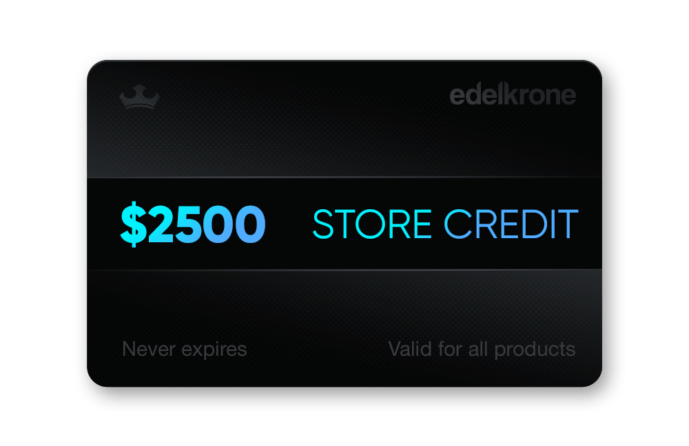 Edelkrone Store Credit carte cadeau 100-2500
