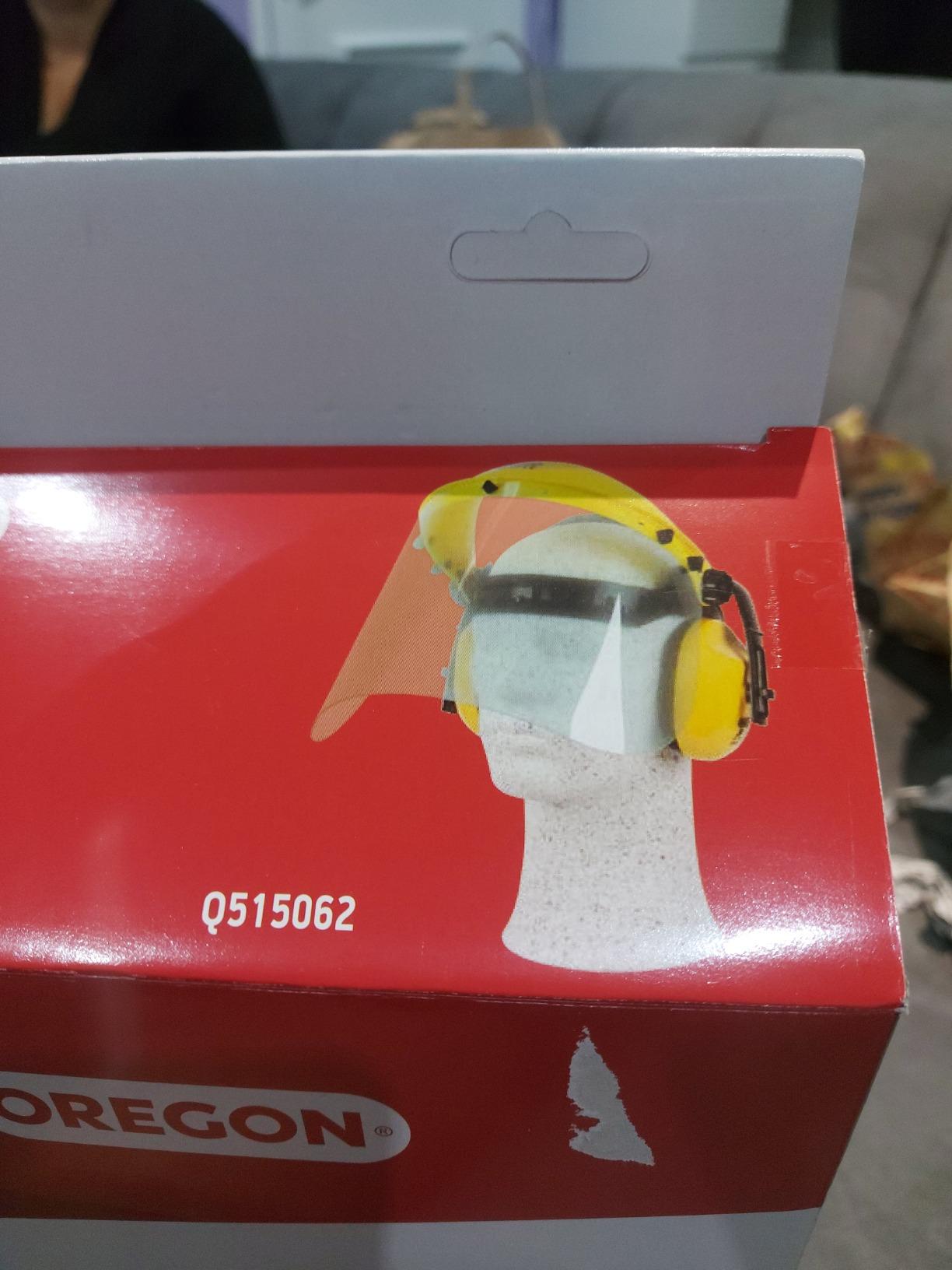 Oregon Casque forestier serre-tête visière antibruit 25 dB