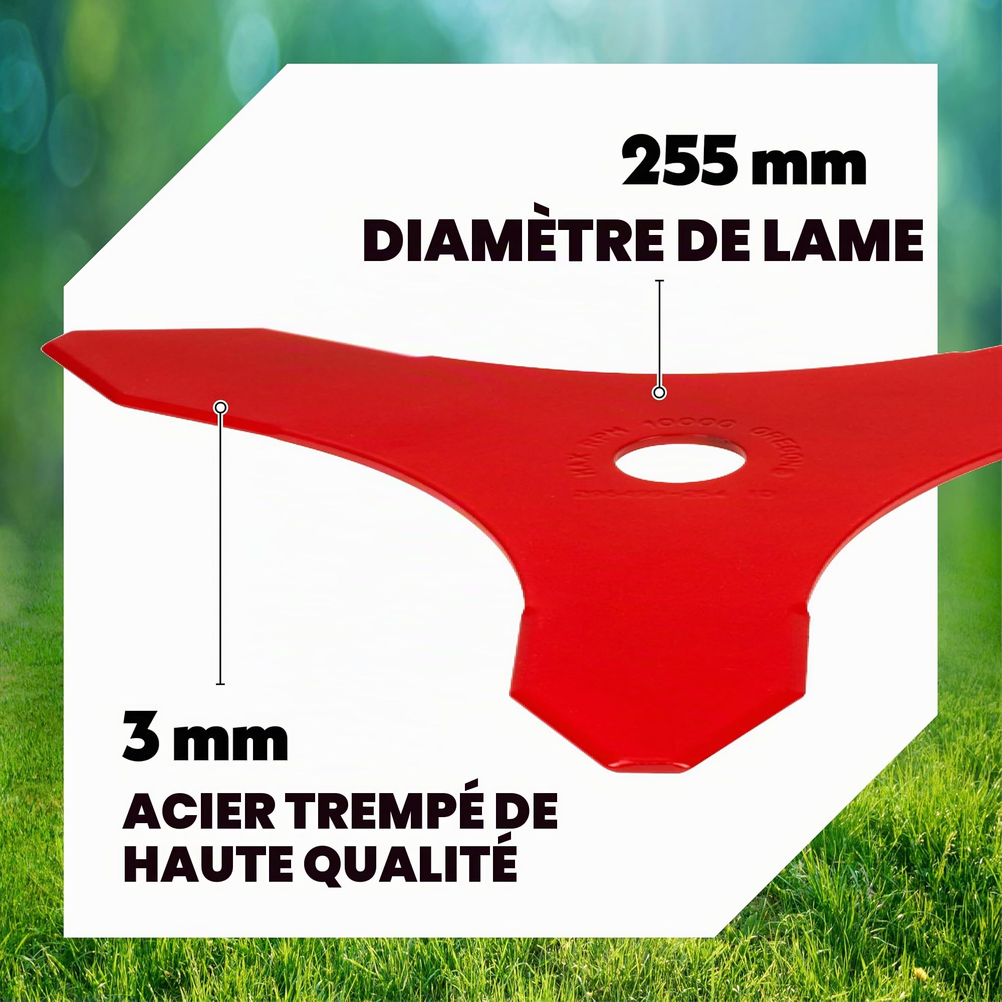 Oregon Lame débroussailleuse 3 dents 3.0x220 mm acier