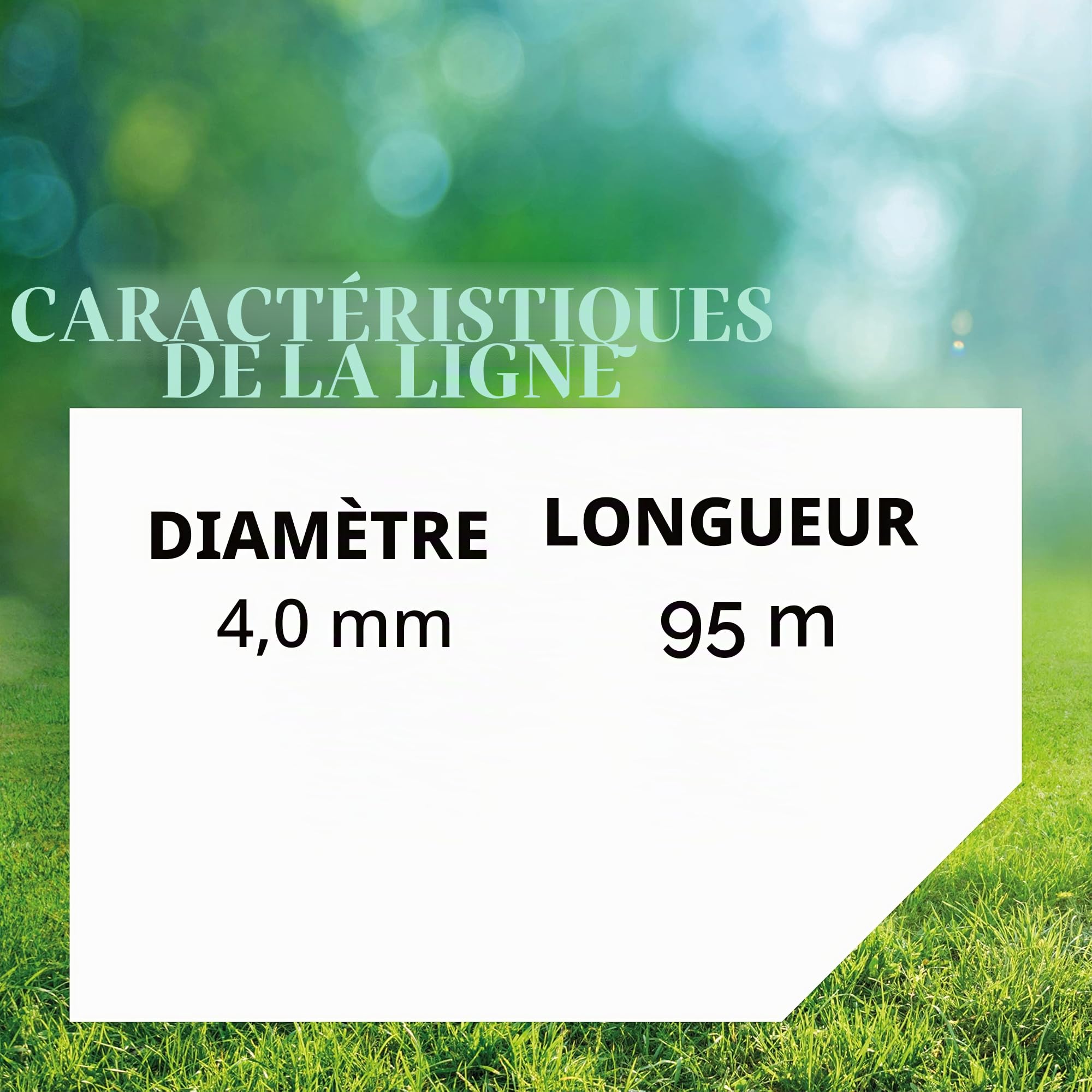 Oregon Fil Débroussailleuse Carré Jaune 4 mm x 95 m Nylon