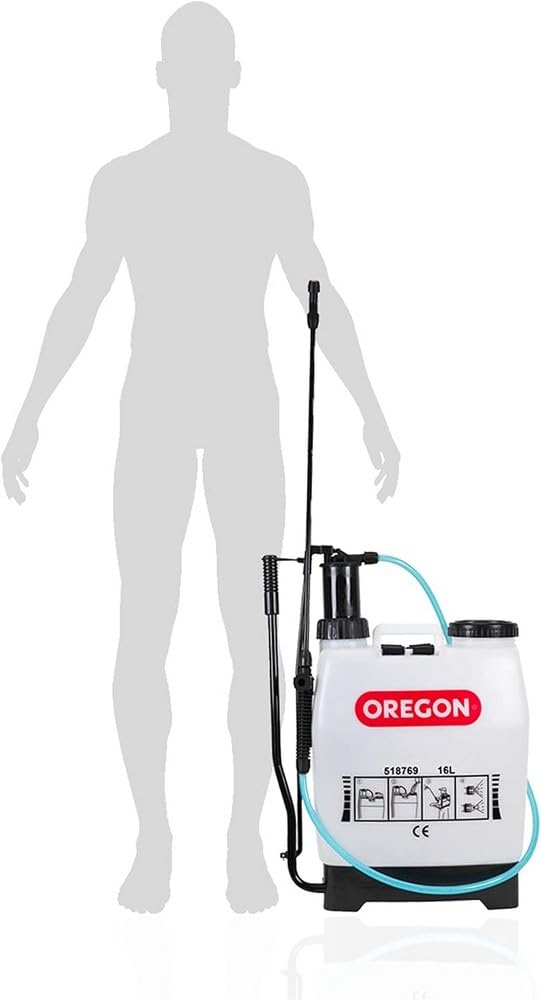 Oregon Pulvérisateur dorsal 16 L lance 2 buses version précédente