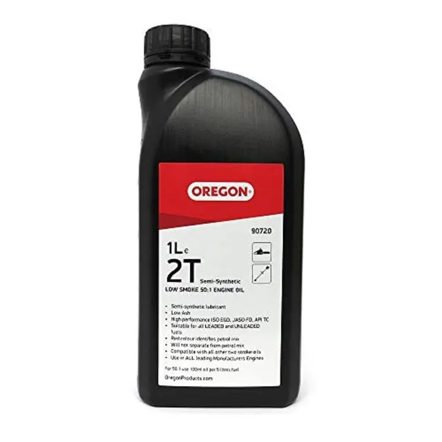 Oregon huile moteur 2 temps semi-synthétique 1 L