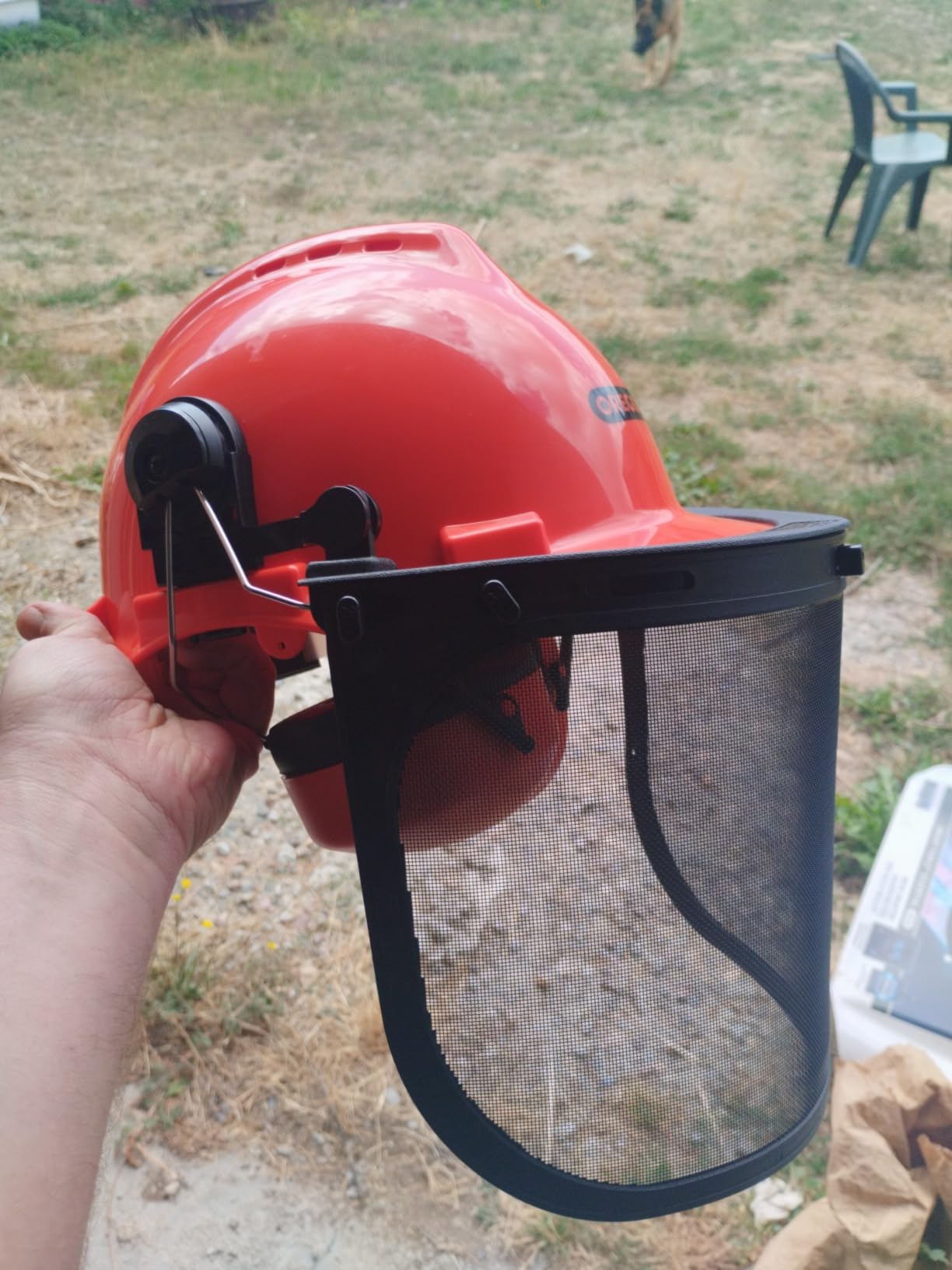Oregon Yukon casque forestier tronçonneuse visière maille pré-assemblé