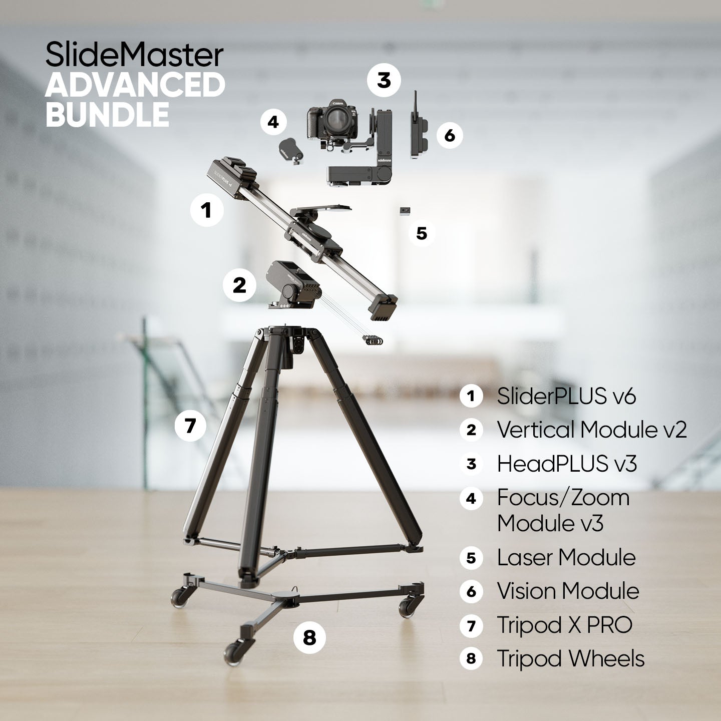 Edelkrone SlideMaster Essentials Kit slider motorisé