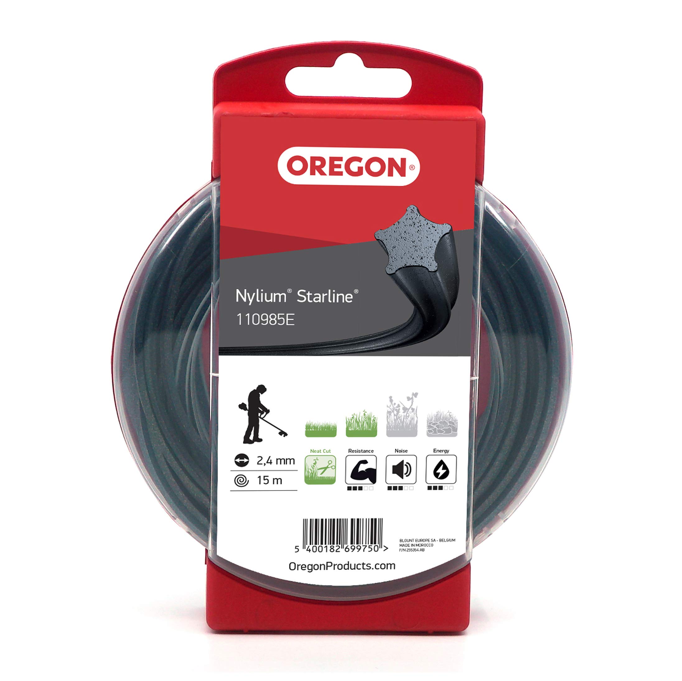 Oregon fil débroussailleuse étoile 2,4 mm x 15 m