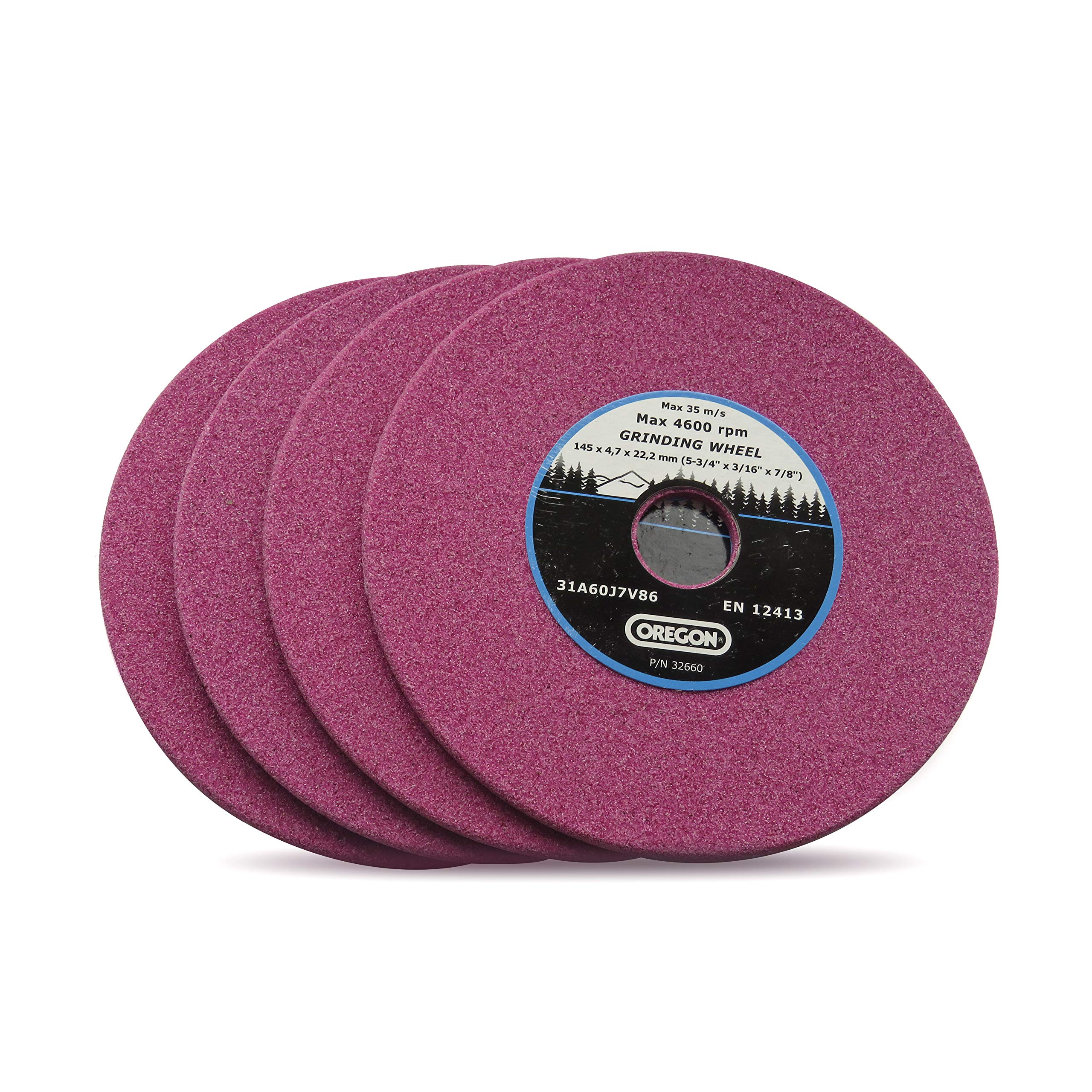 Oregon meules affûteuse tronçonneuse 4,7 mm lot de 4