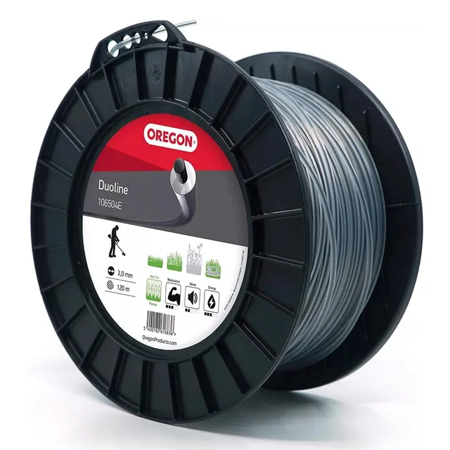 Oregon Fil débroussailleuse 3,0 mm x 120 m Duoline rond