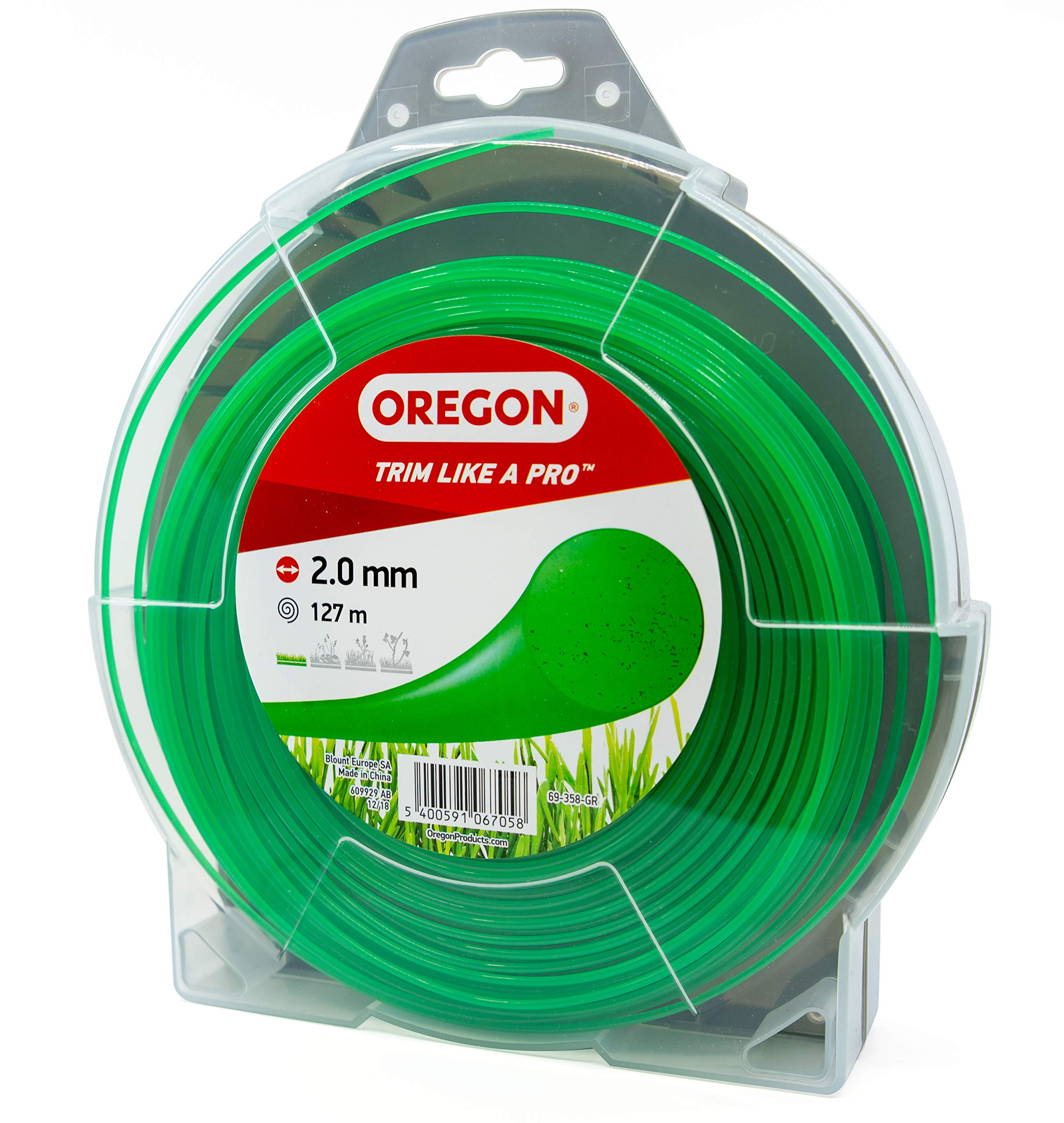 Oregon Fil débroussailleuse rond 2 mm x 127 m vert coupe-herbe
