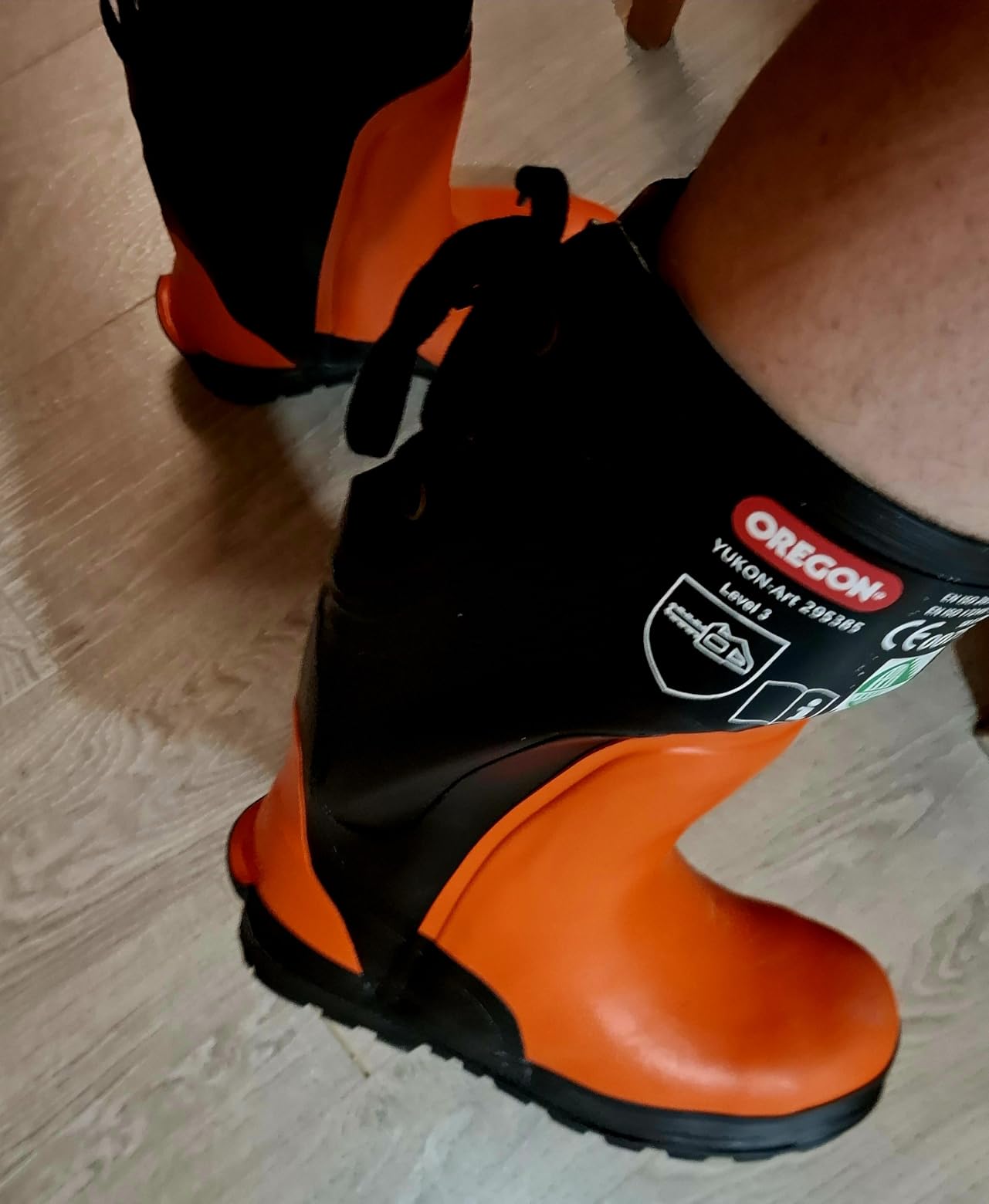 Oregon Yukon Bottes Caoutchouc Tronçonneuse 42 Orange