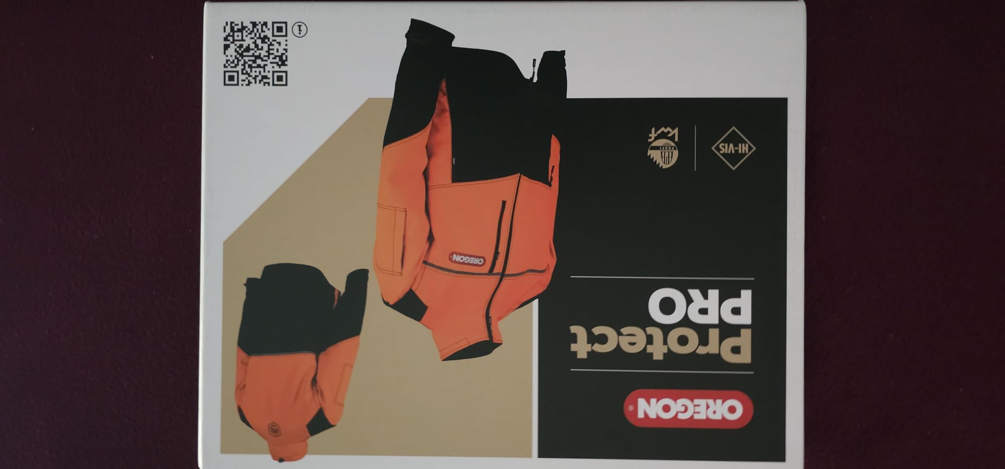 Oregon Protect PRO veste haute visibilité Orange et Noir protection