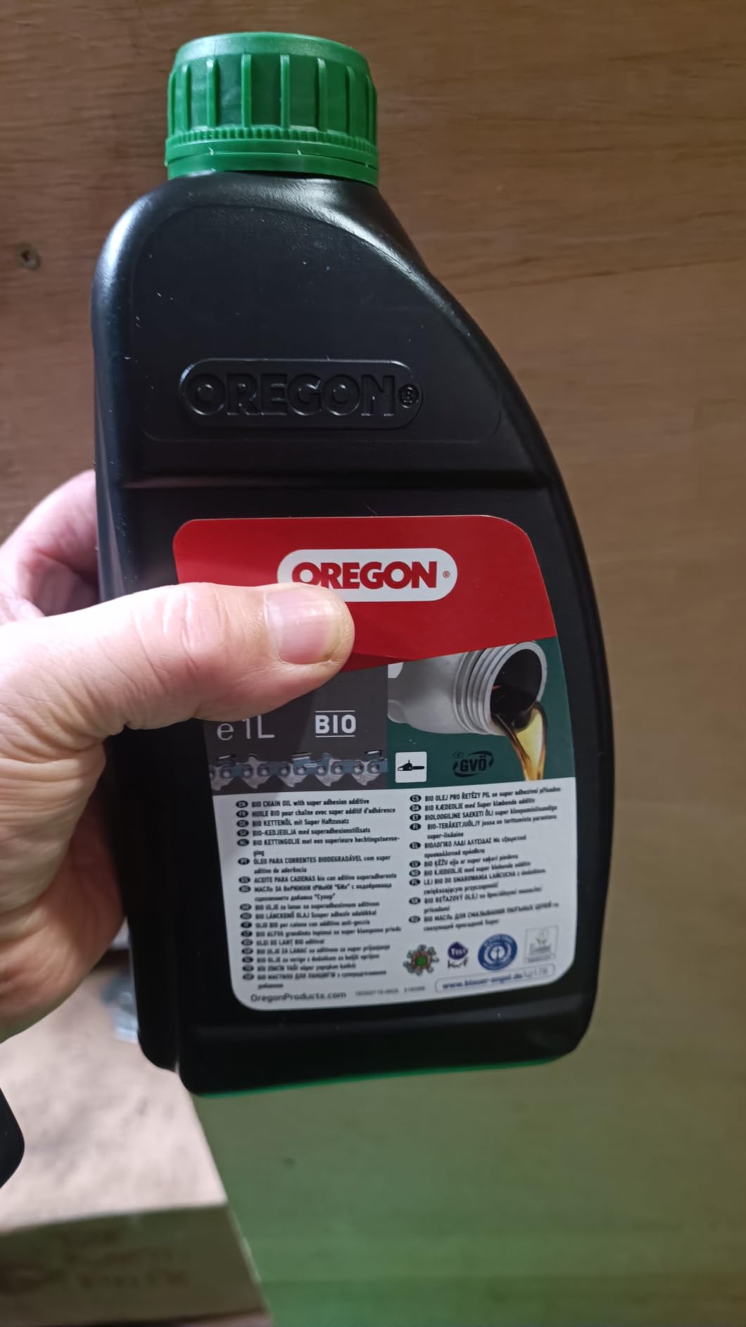 Oregon Huile bio chaîne tronçonneuse 1 L protection usure
