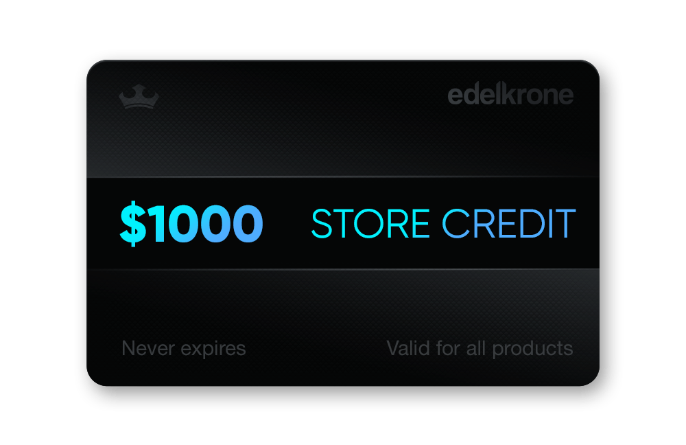 Edelkrone Store Credit carte cadeau 100-2500