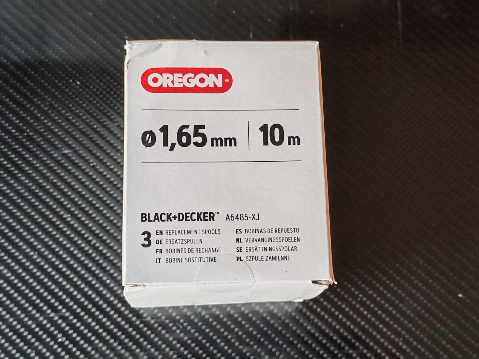 Oregon A6485-XJ bobine fil débroussailleuse 1,65 mm lot de 3