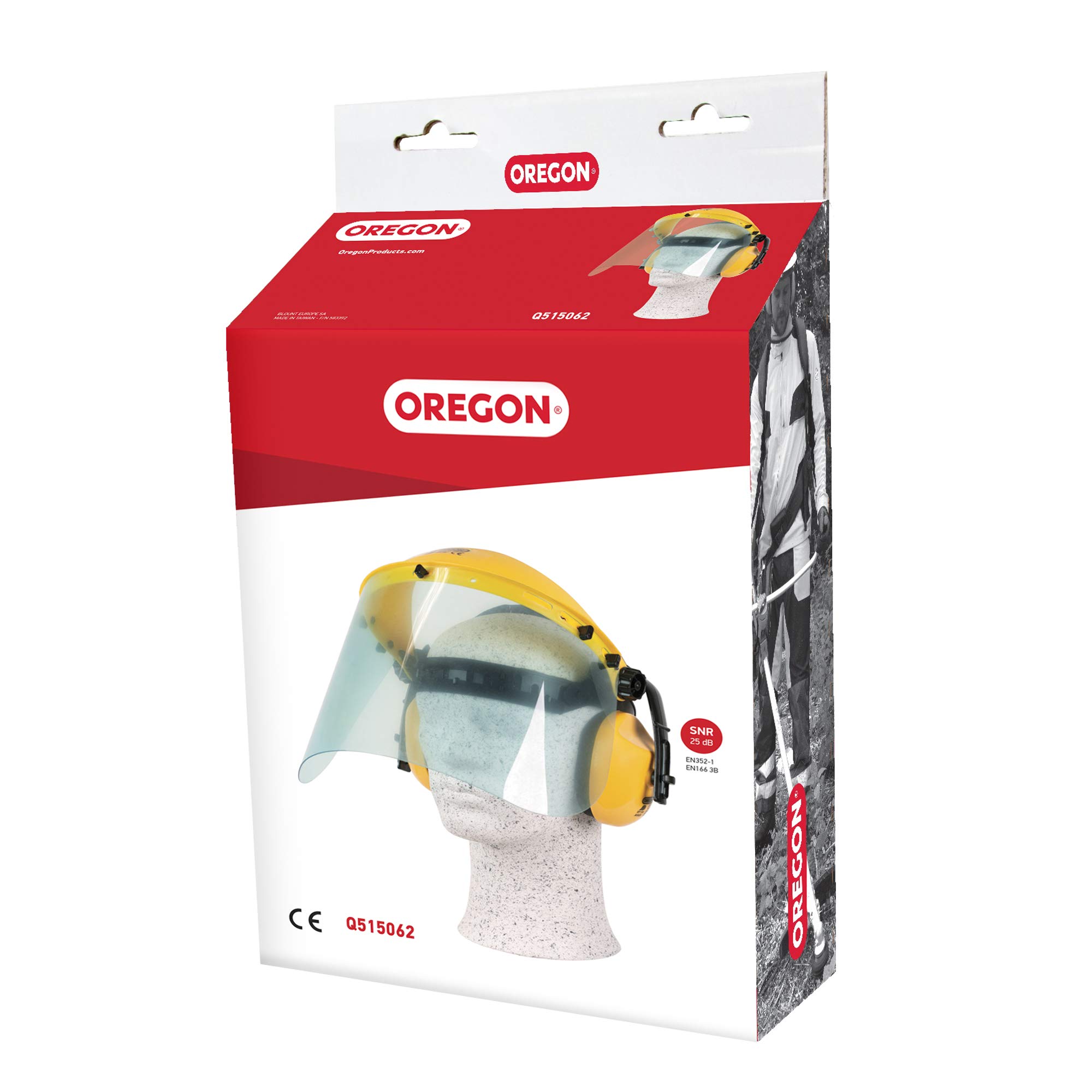 Oregon Casque forestier serre-tête visière antibruit 25 dB