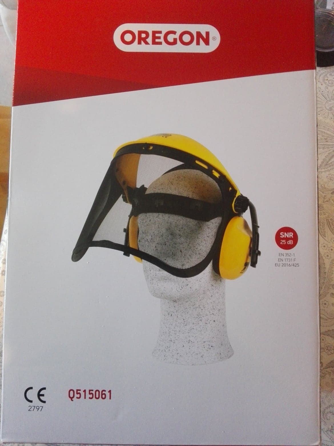 Oregon Serre-tête visière maille protection visage anti-bruit